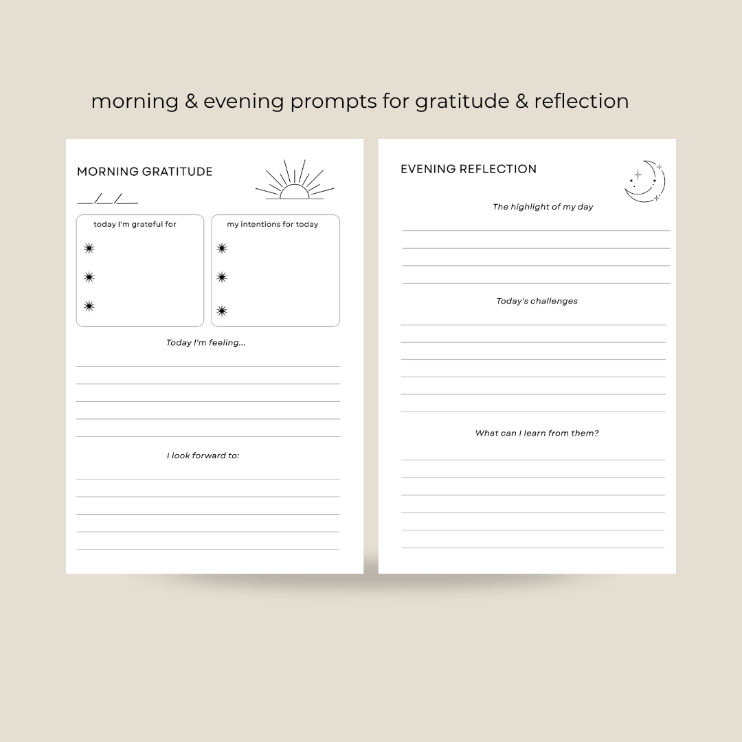 Blue Gradient Gratitude Journal