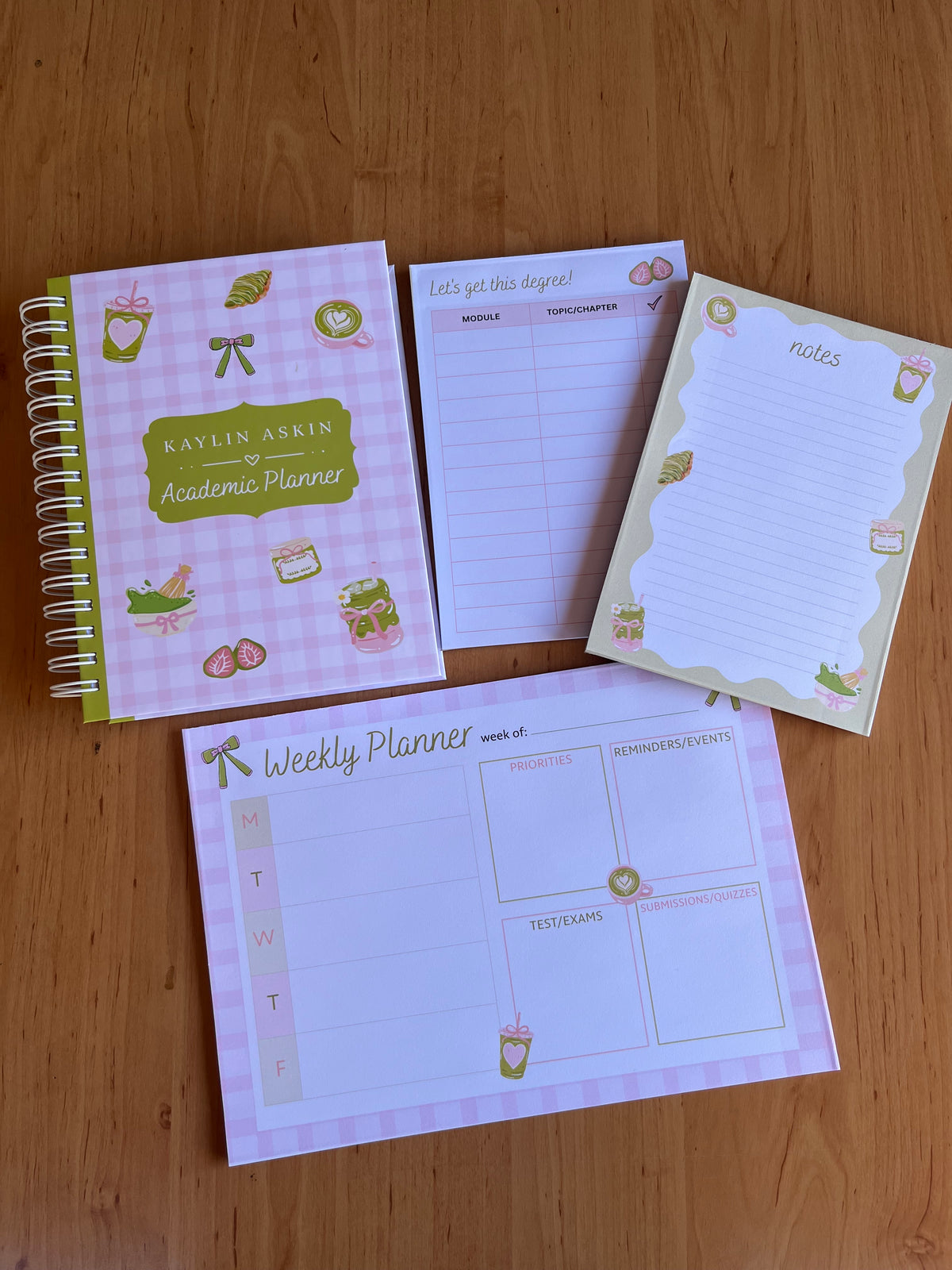 Strawberry Matcha Student Survival Kit