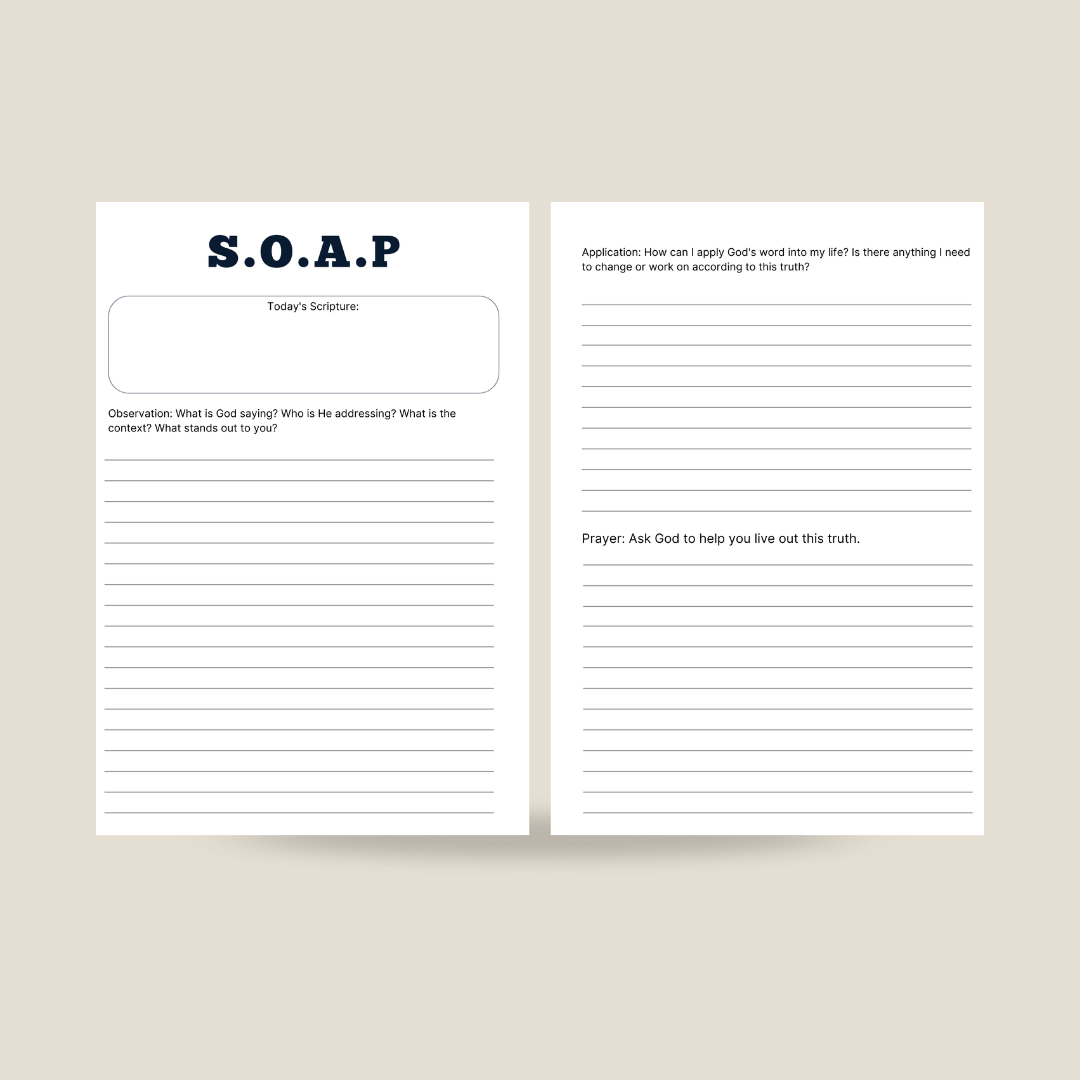 Faith over Fear Bible Study Journal