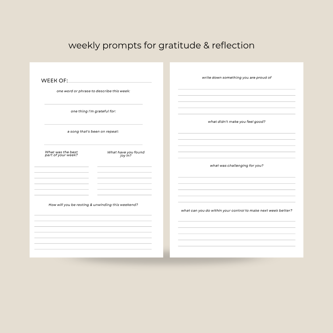 Blue Gradient Gratitude Journal