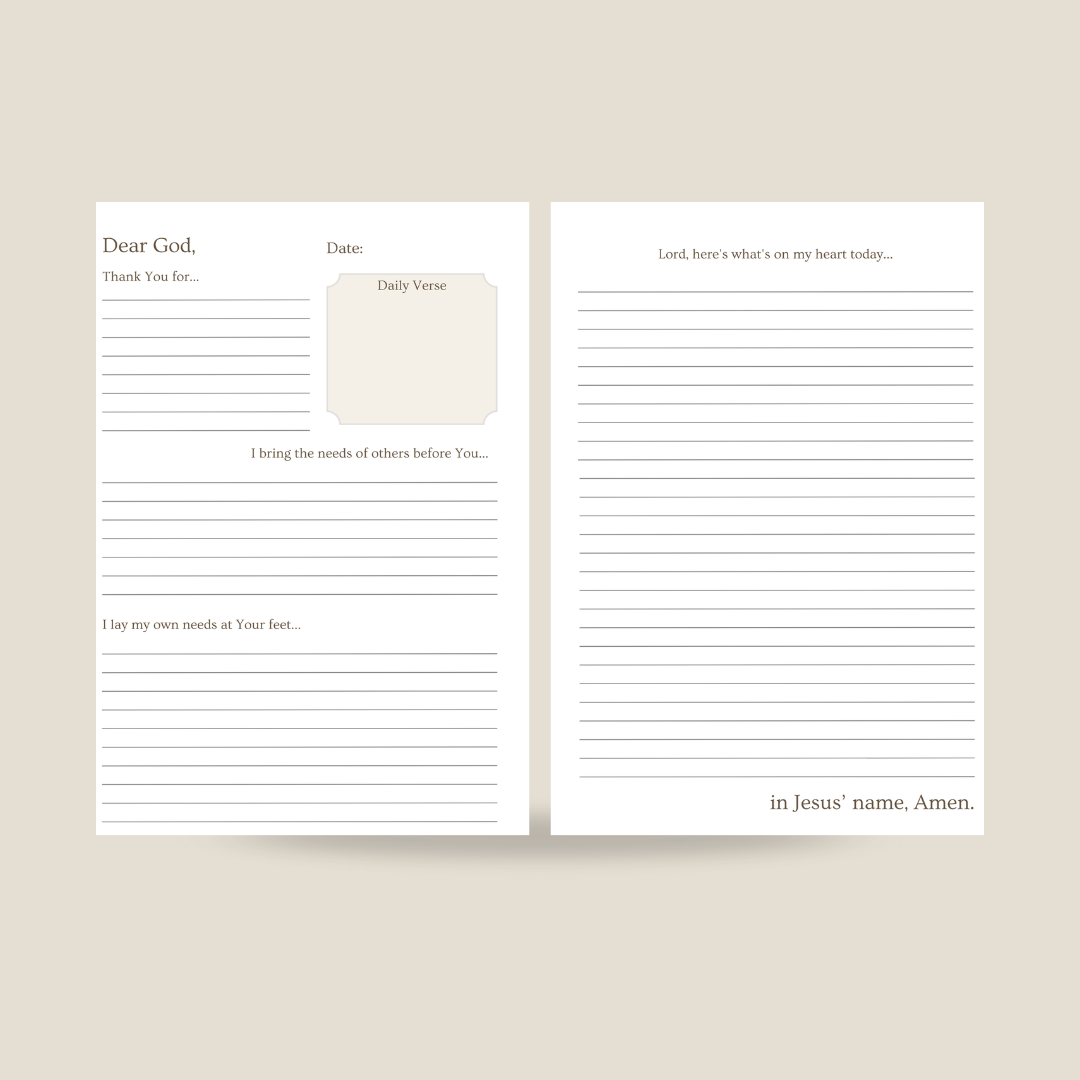 Faith Moves Mountains Guided Prayer Journal