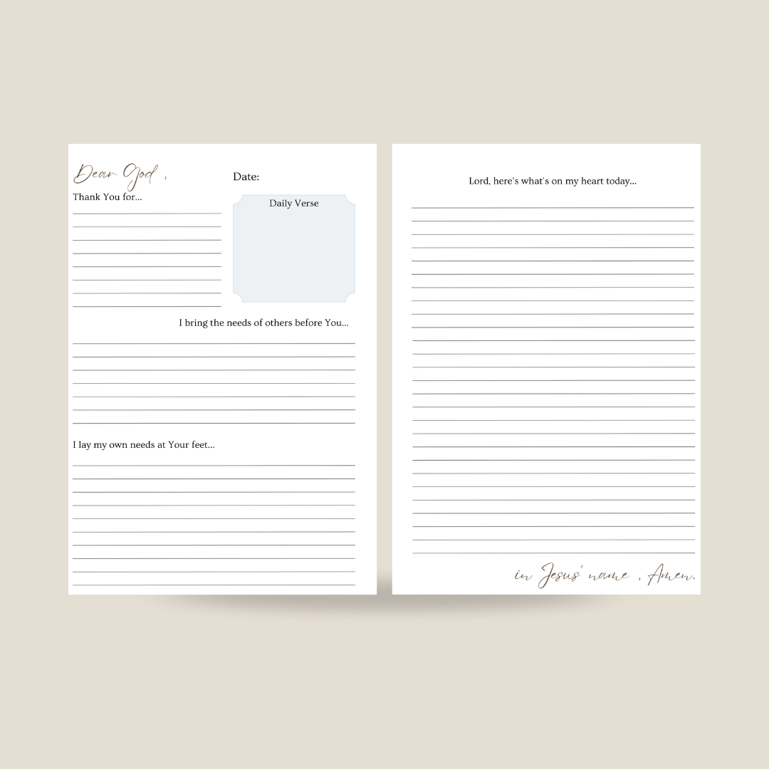 Painted Meadow Guided Prayer Journal