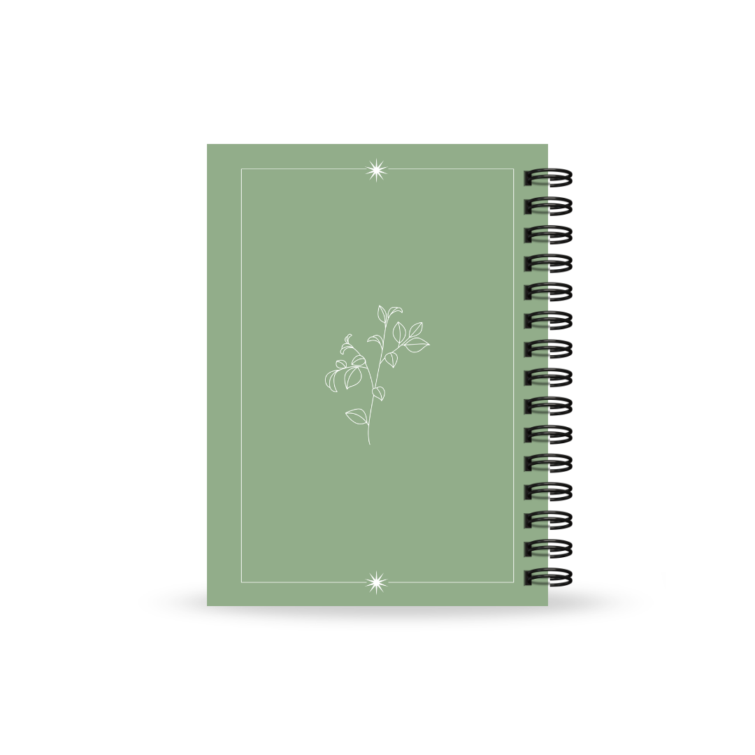 Line Art Gratitude Journal