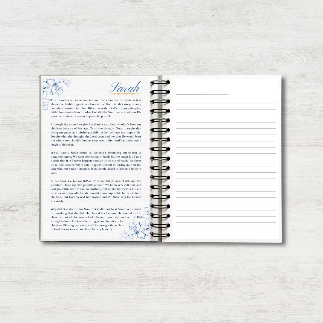 Custom Christian Prayer Journal for women with devotions and Bible verses on faith, marriage and motherhood -- A5 Christian Personalised Prayer Journal for women -- faith-based gift idea for Christian moms and wives 