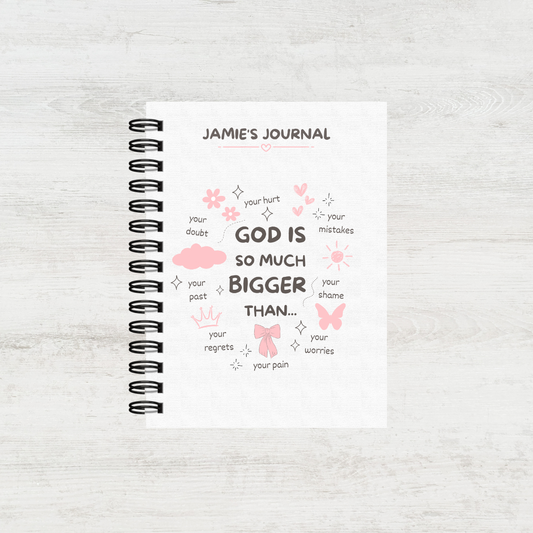 Personalised Prayer and Bible Study Journal in One