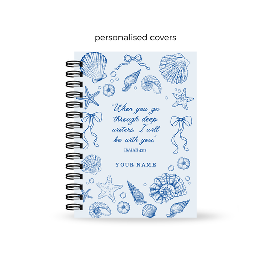Deep Waters Prayer & Bible Study Journal in One