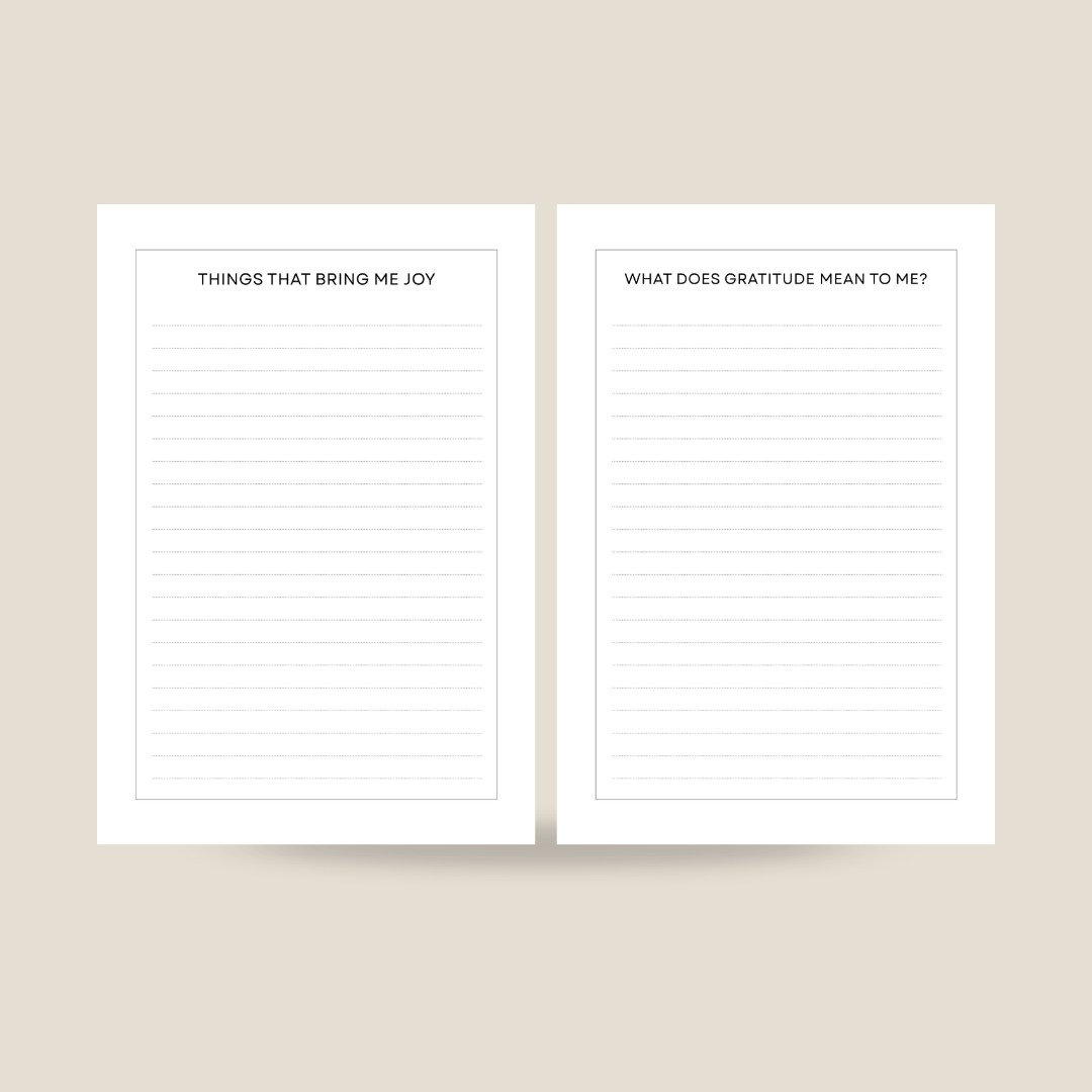 Blue Gradient Gratitude Journal