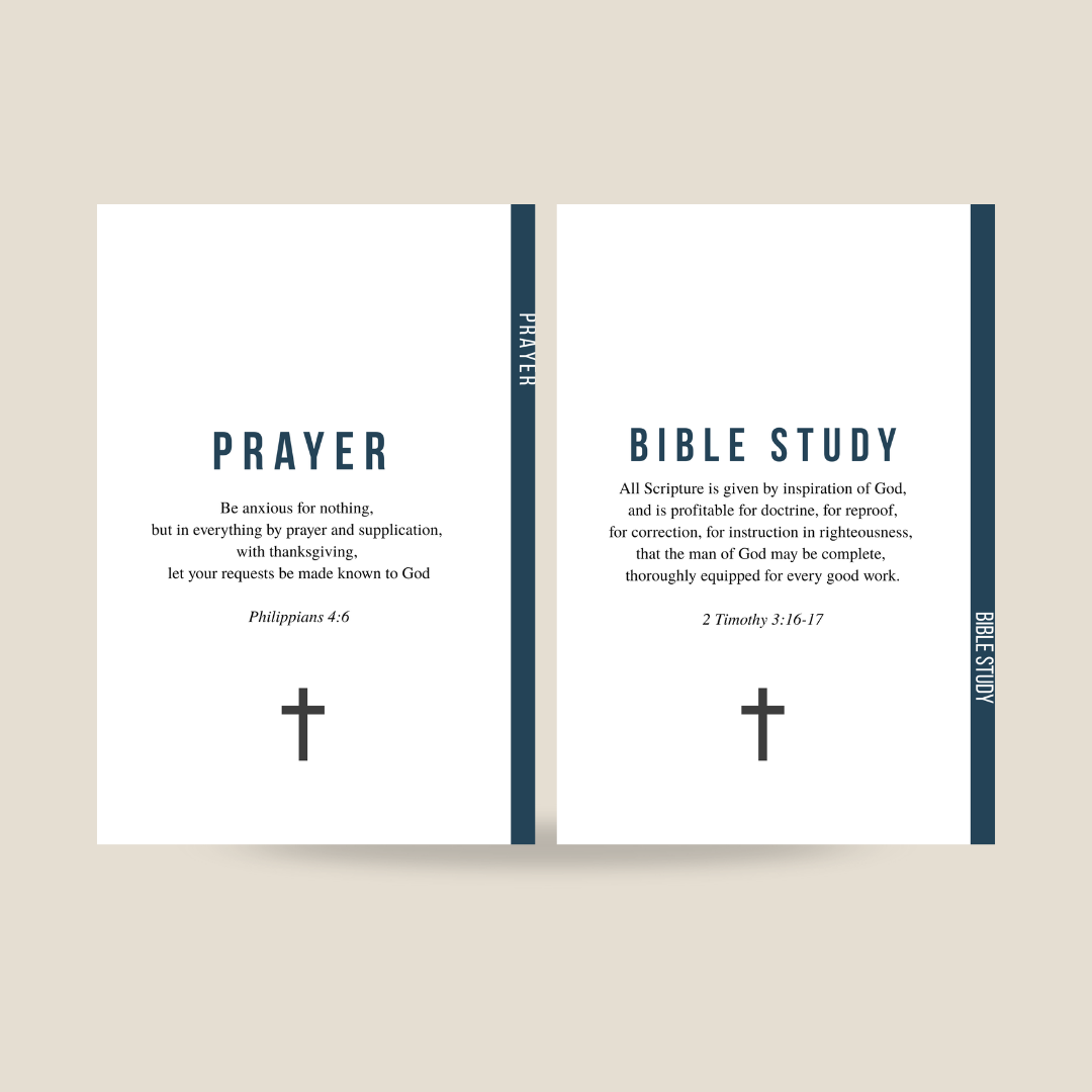 Cross Prayer & Bible Study Journal in One