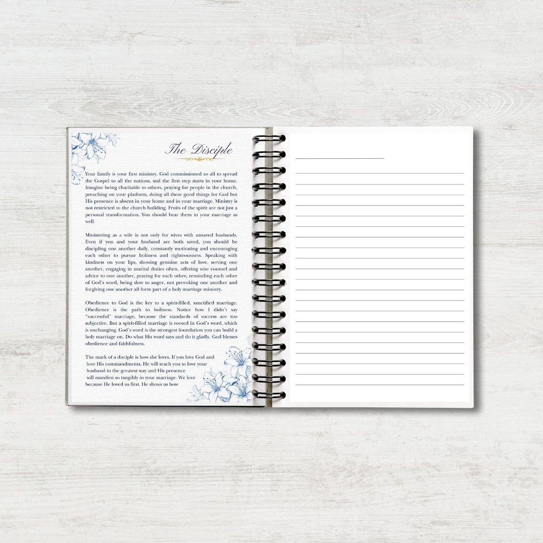 Custom Christian Prayer Journal for women with devotions and Bible verses on faith, marriage and motherhood -- A5 Christian Personalised Prayer Journal for women -- faith-based gift idea for Christian moms and wives 