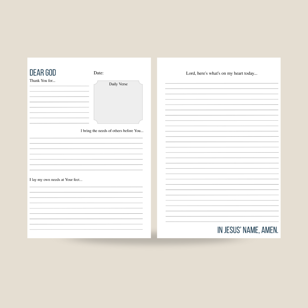 Cross Prayer & Bible Study Journal in One