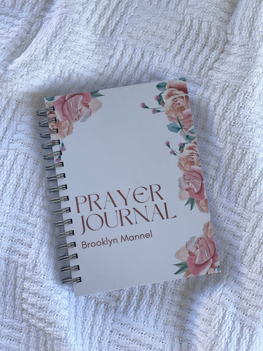 Personalised A5 Christian prayer journal  