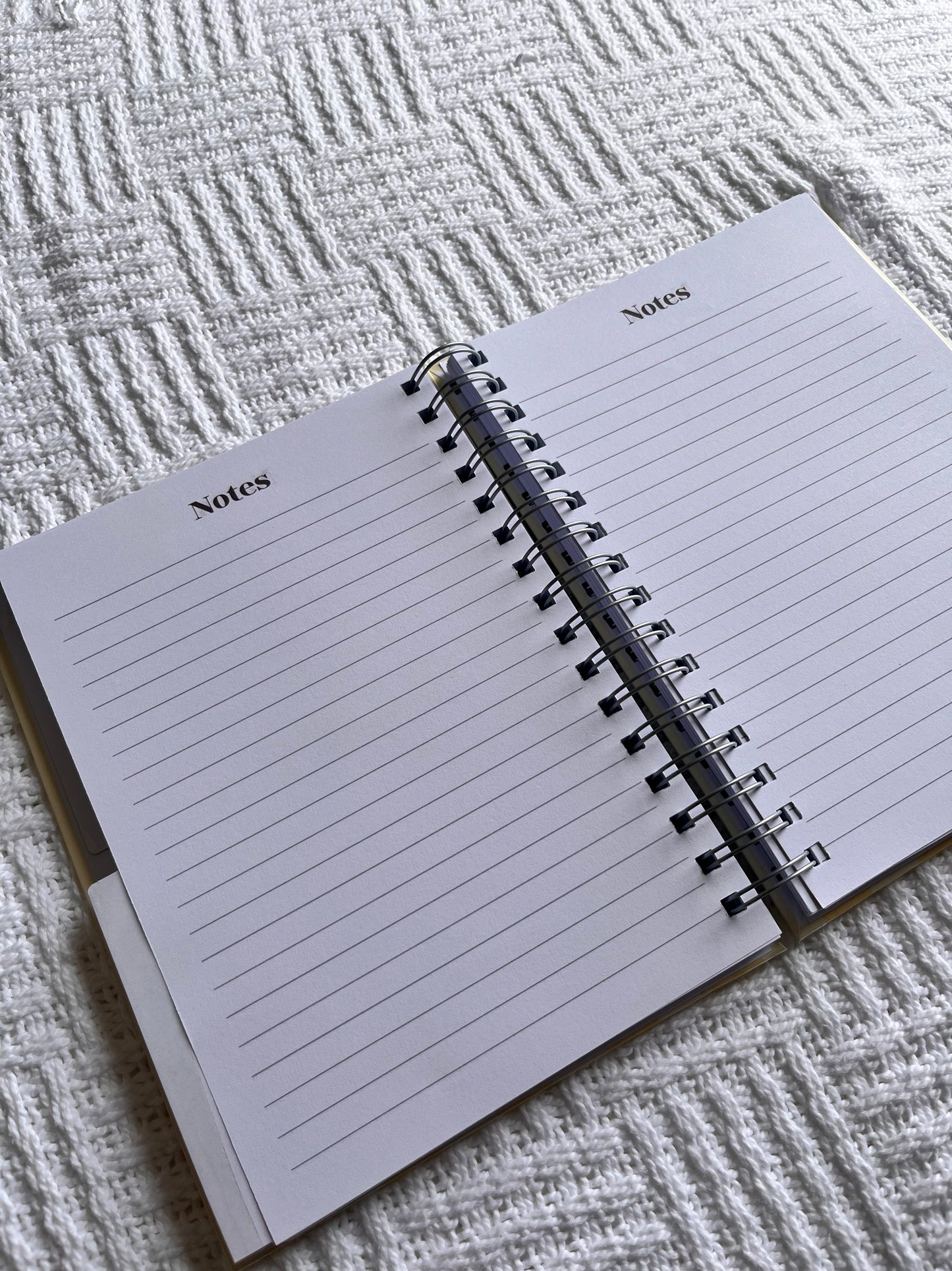 Pastel Striped 2026 Combined Weekly Planner + Notebook (Undated)
