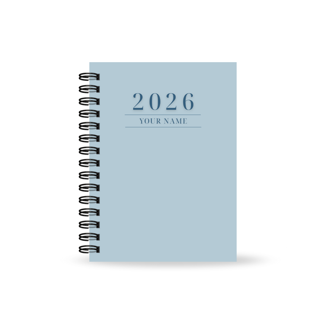 Personalised Women's 2026 Undated Diary (Multiple Colours)