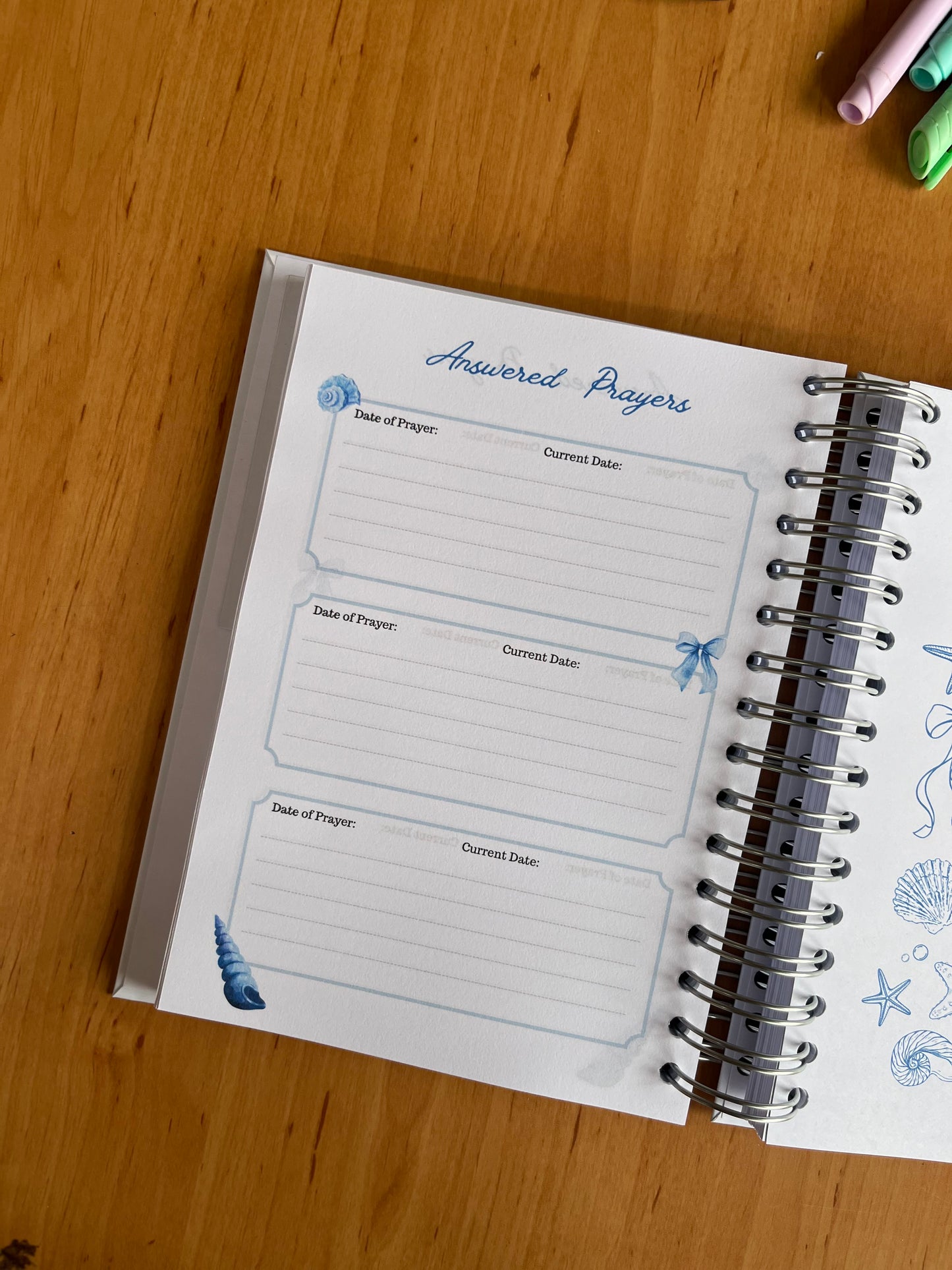 Deep Waters Prayer & Bible Study Journal in One