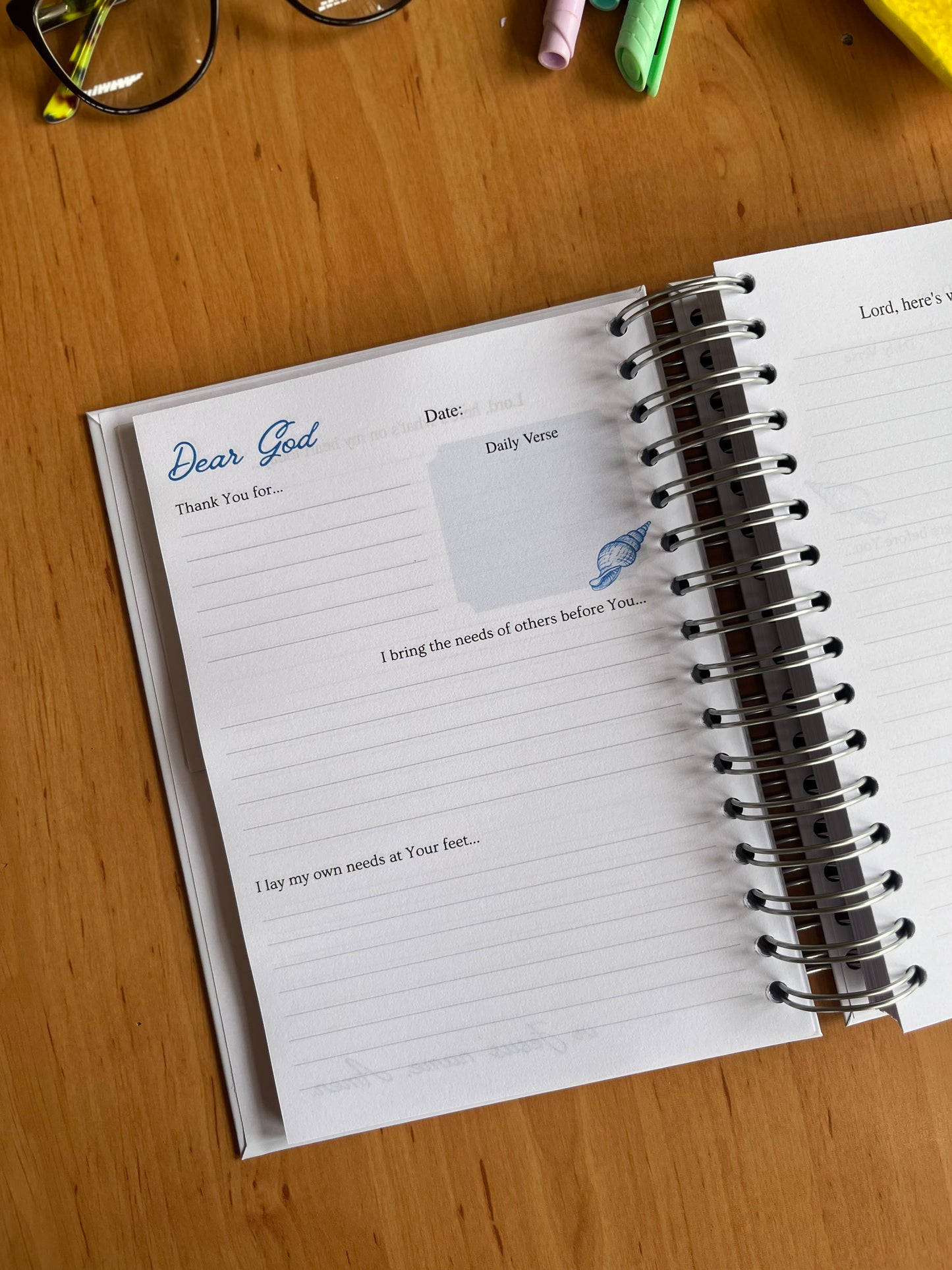 Deep Waters Prayer & Bible Study Journal in One