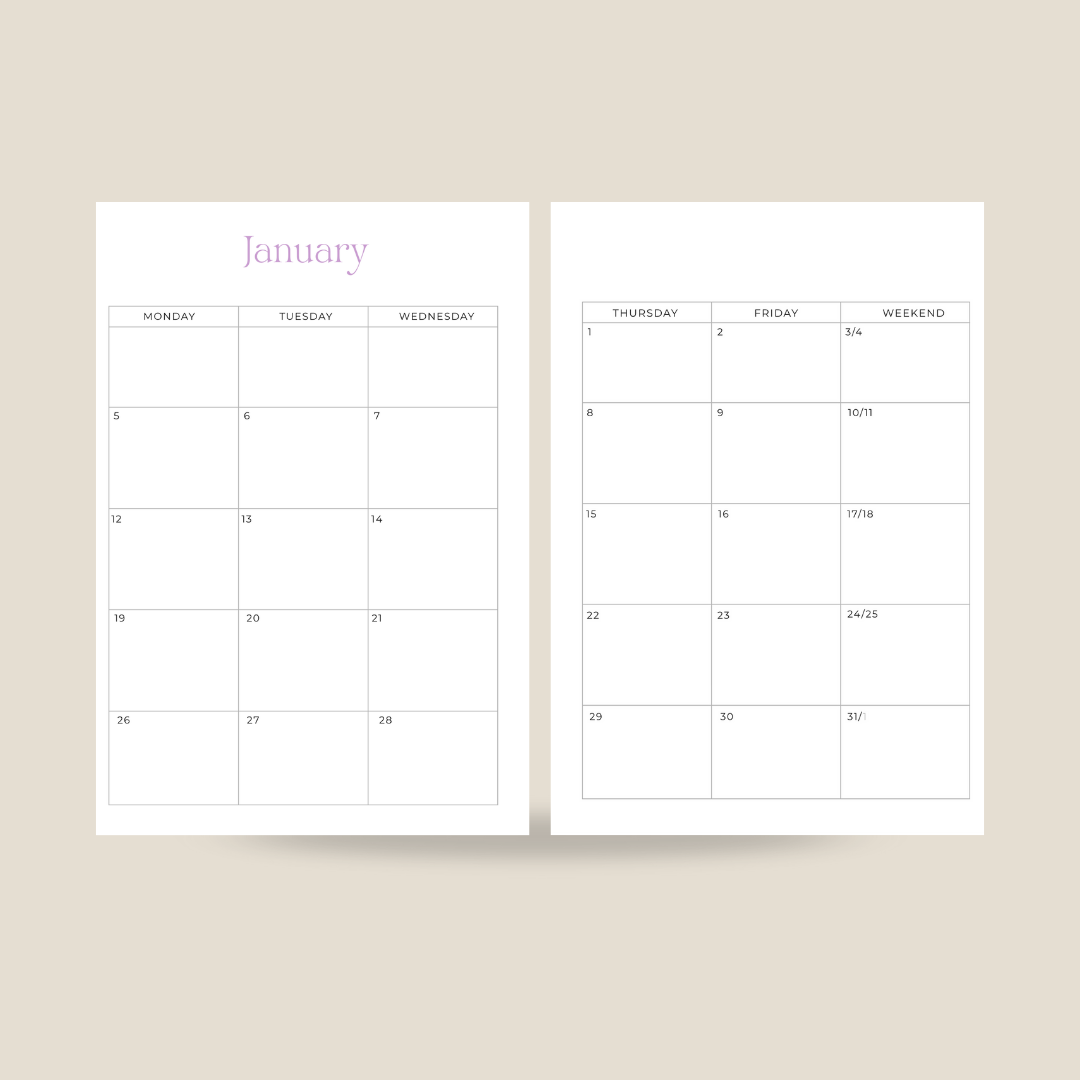 Butterfly Varsity Academic Planner