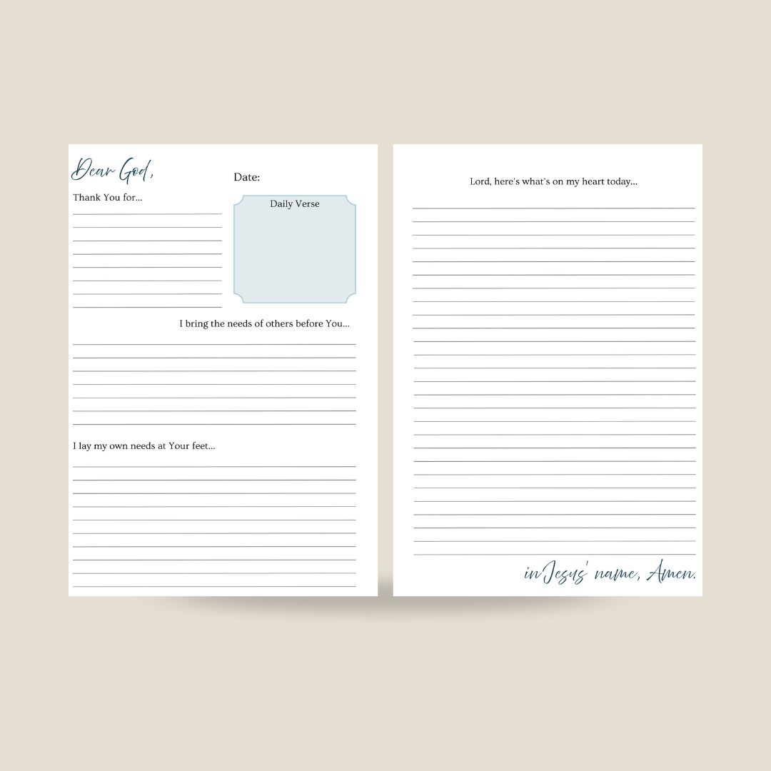 Cloud Guided Prayer Journal