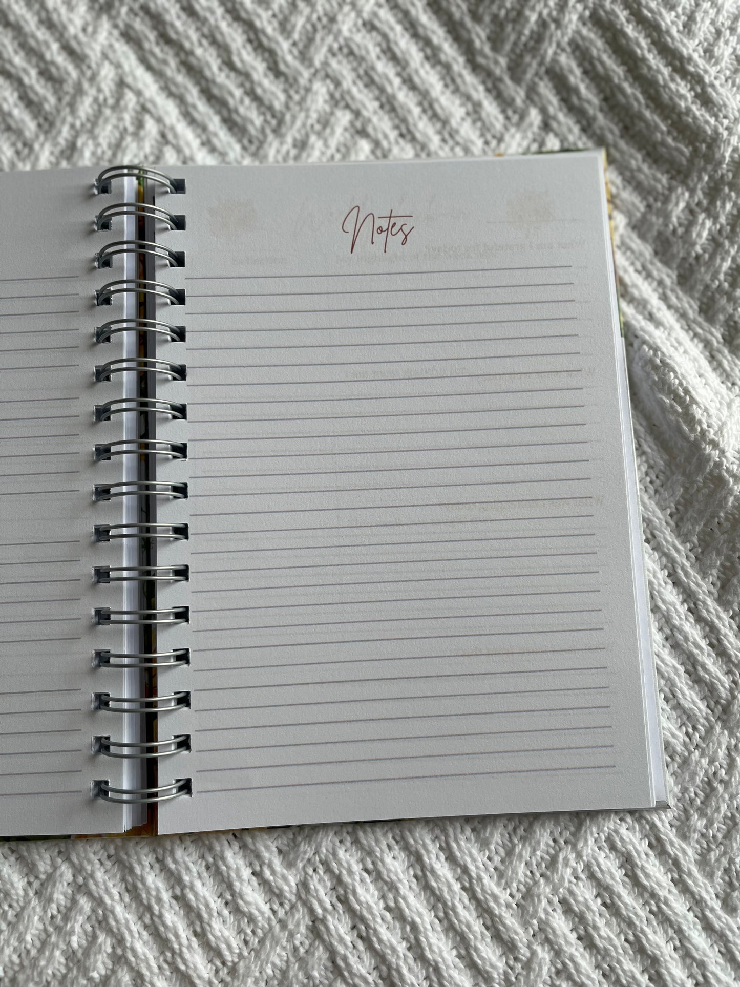 Personalised Sunflower Gratitude Journal