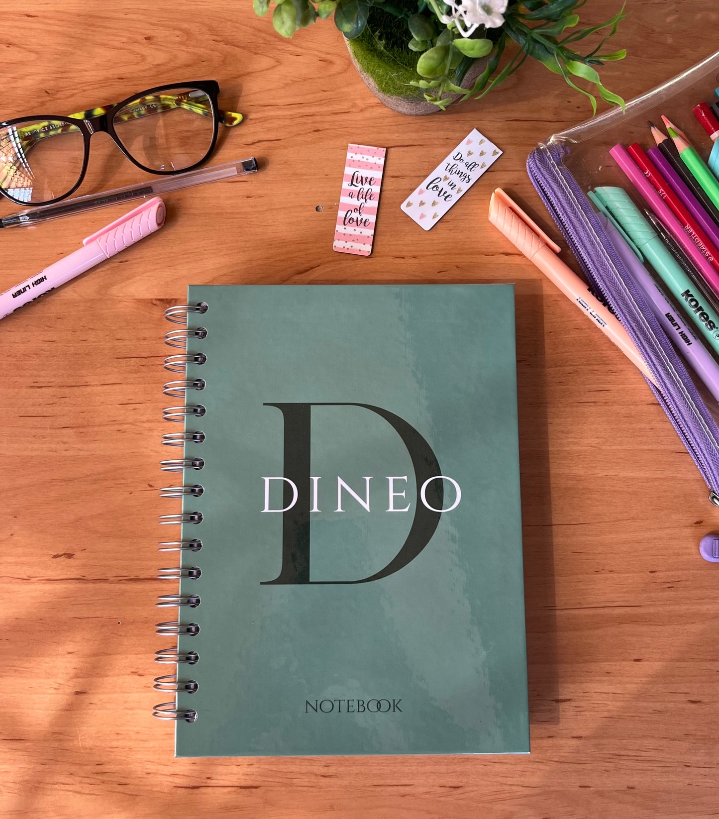 Monogram Notebook for Women (Multiple Colours)