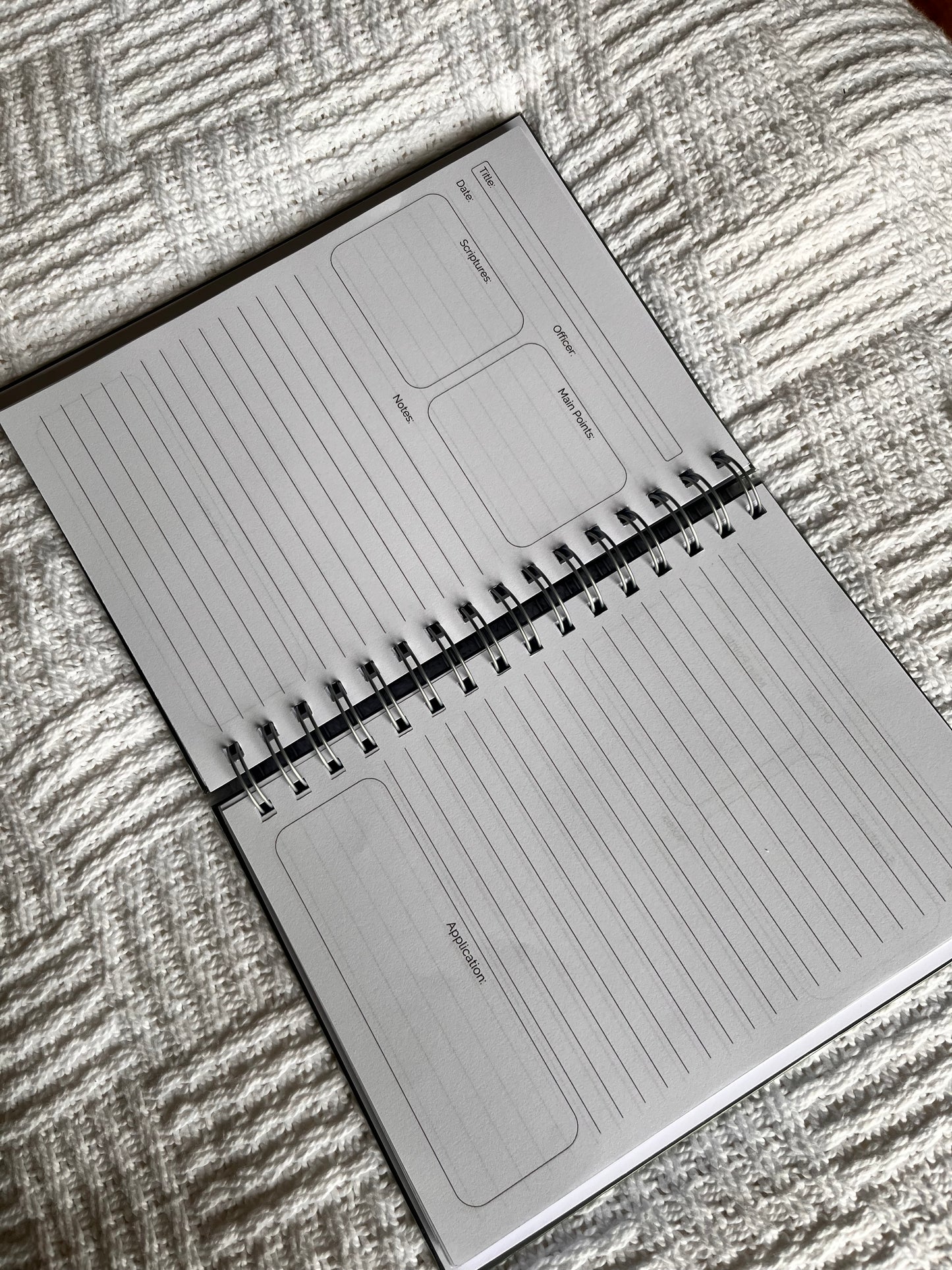 Personalised Man Of God Sermon Notebook