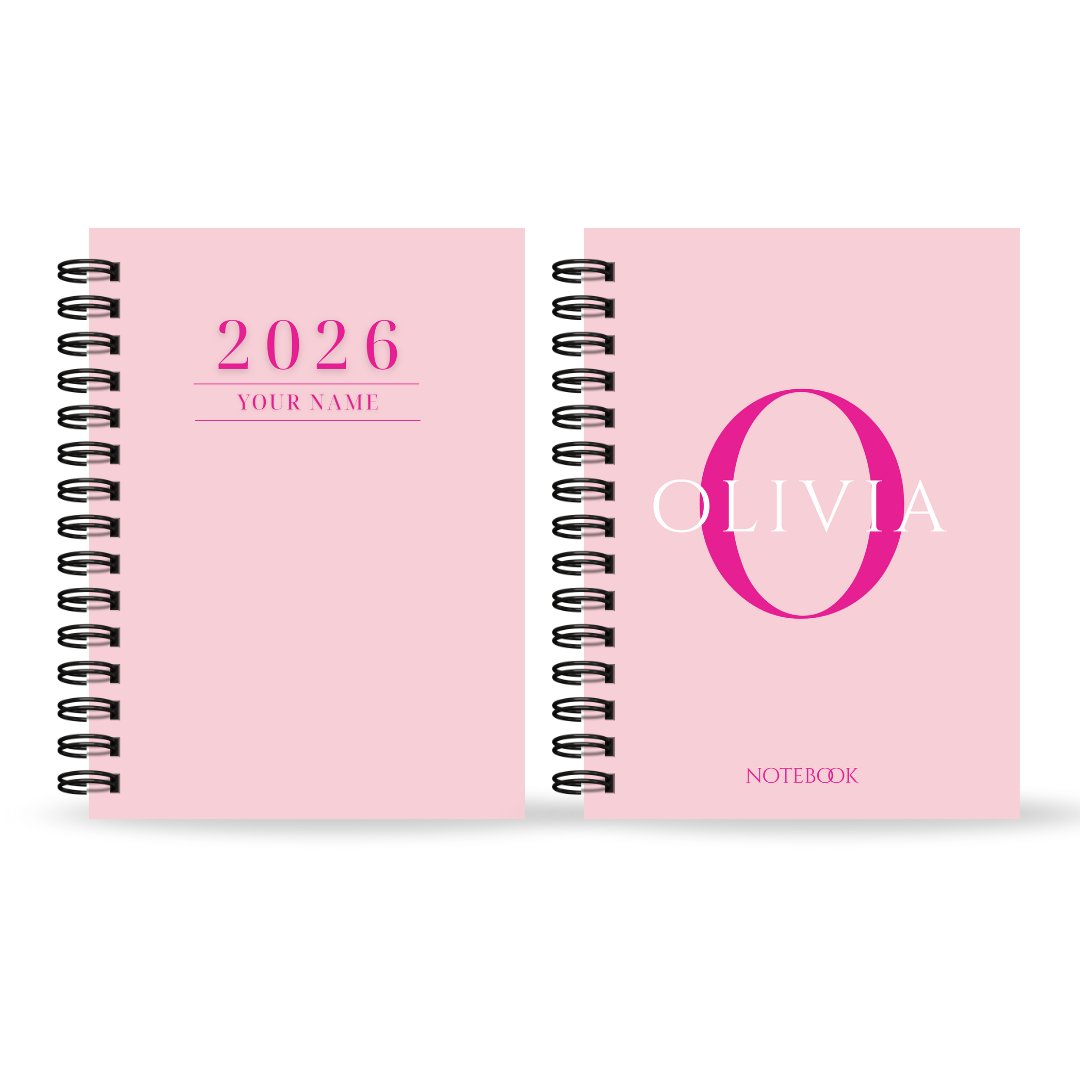 Women's Plain Diary & Notebook Bundle (Multiple Colours)