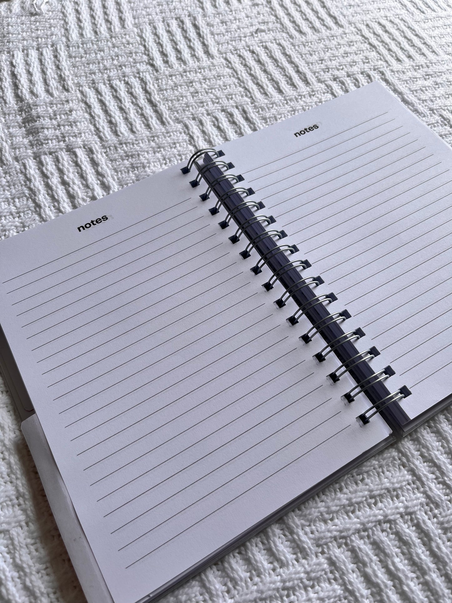 Men's Grey & Orange 2026 Combined Weekly Planner + Notebook (Undated)