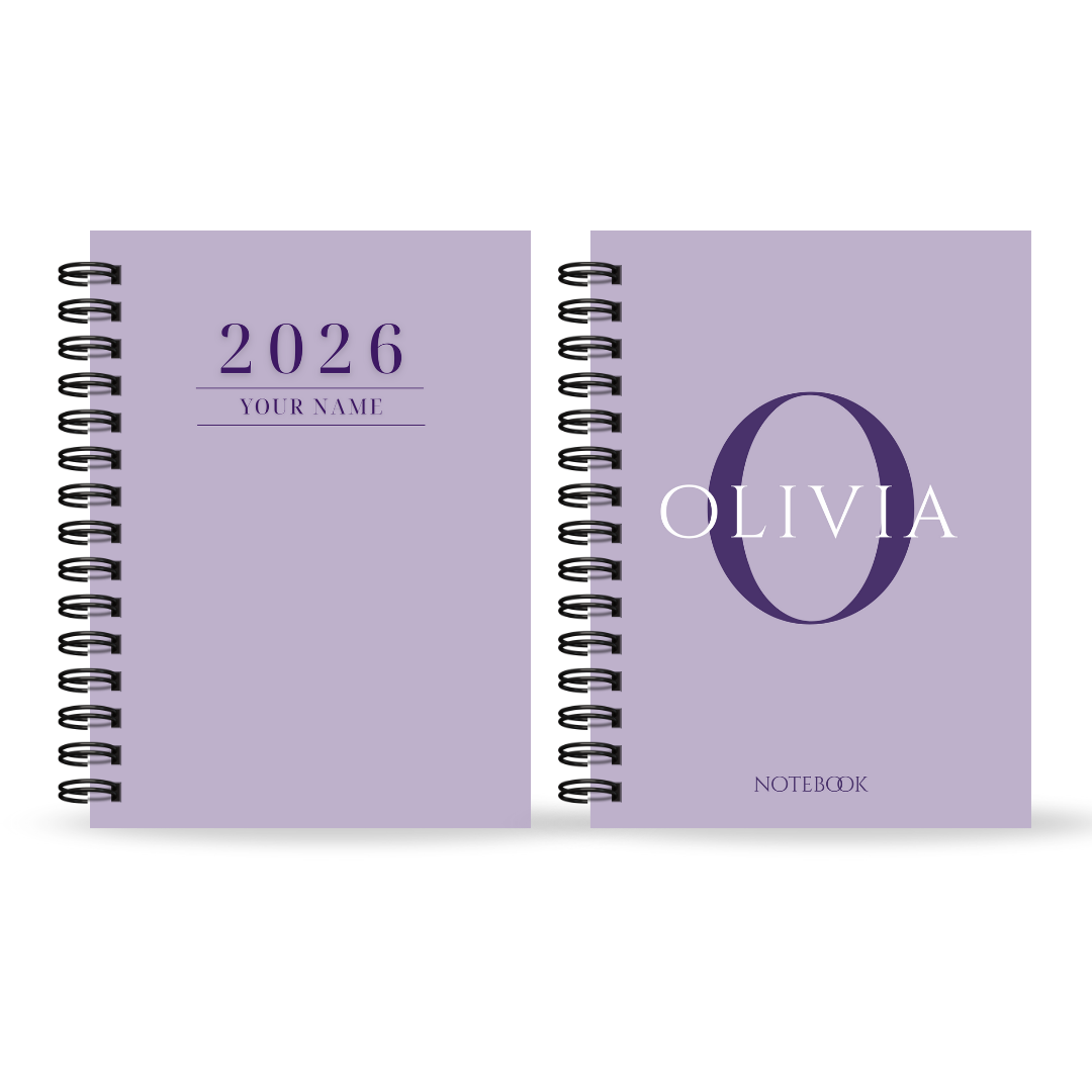 Women's Plain Diary & Notebook Bundle (Multiple Colours)