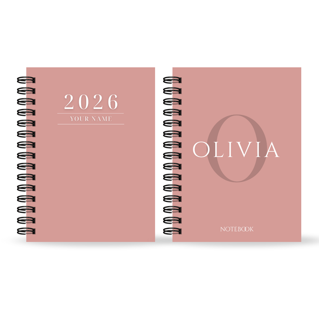 Women's Plain Diary & Notebook Bundle (Multiple Colours)