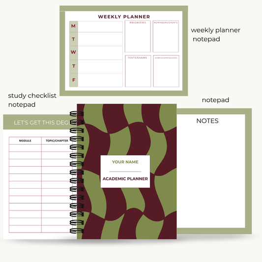 Green & Brown Student Survival Kit