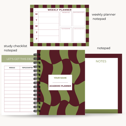 Green & Brown Student Survival Kit