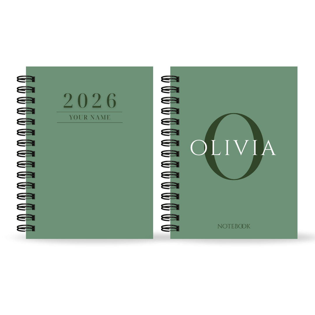 Women's Plain Diary & Notebook Bundle (Multiple Colours)