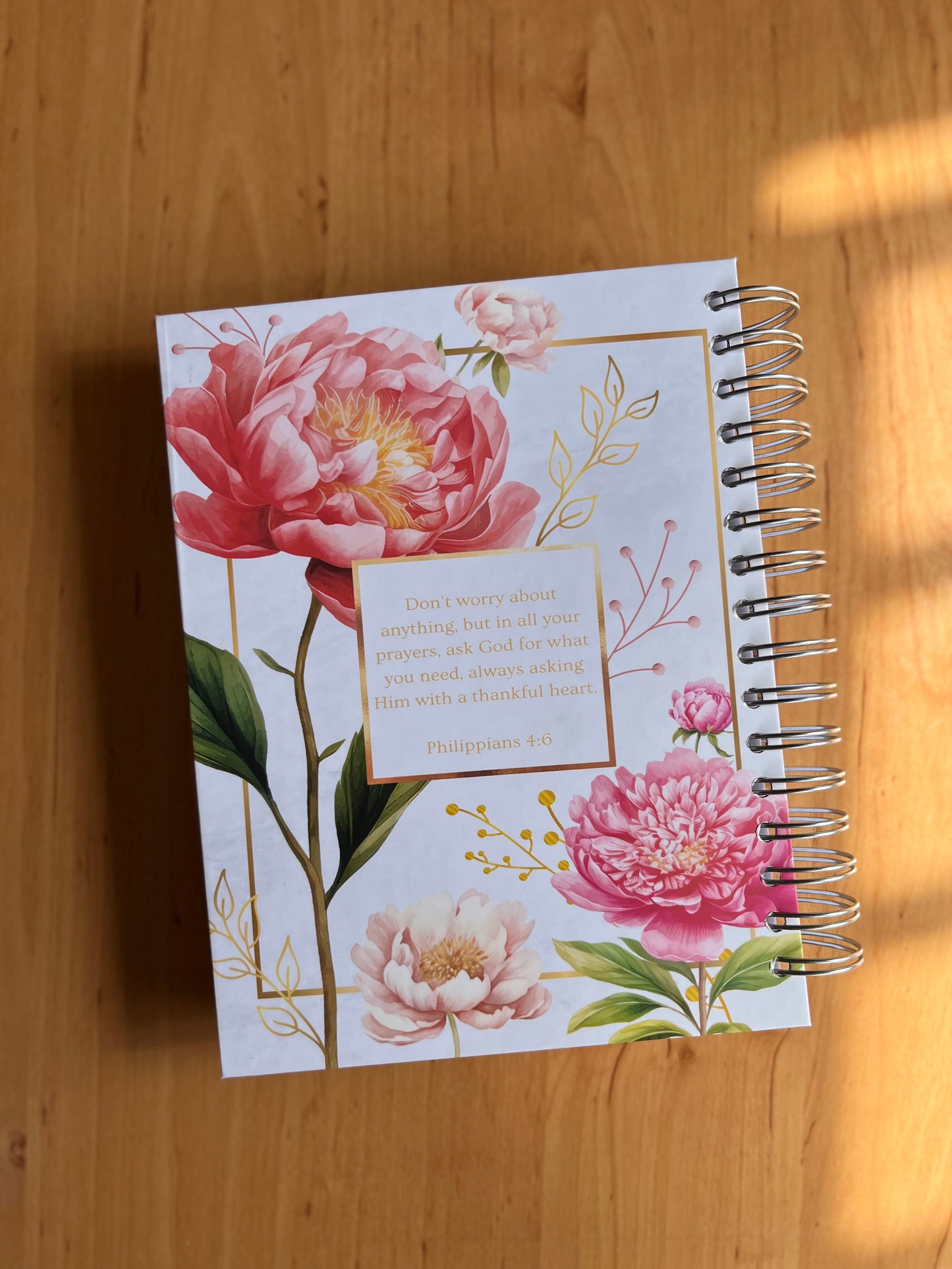 Pink and Gold Life Prayer Journal