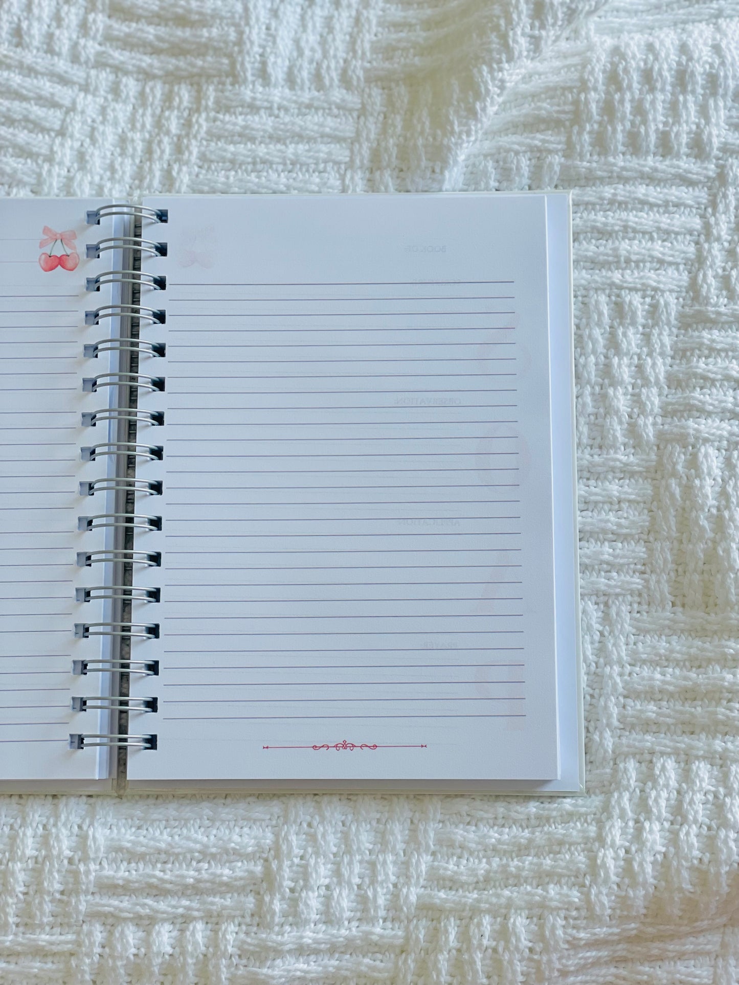 Customisable wire-bound Christian Bible Study Journal with the SOAP Method