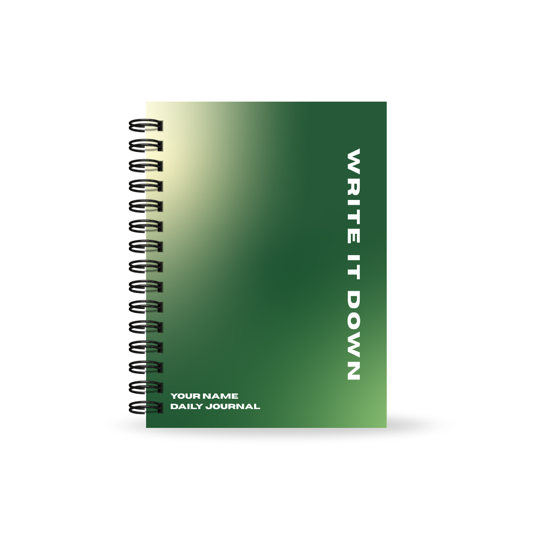 Write it Down Daily Journal with Footnotes (Multiple Colours)