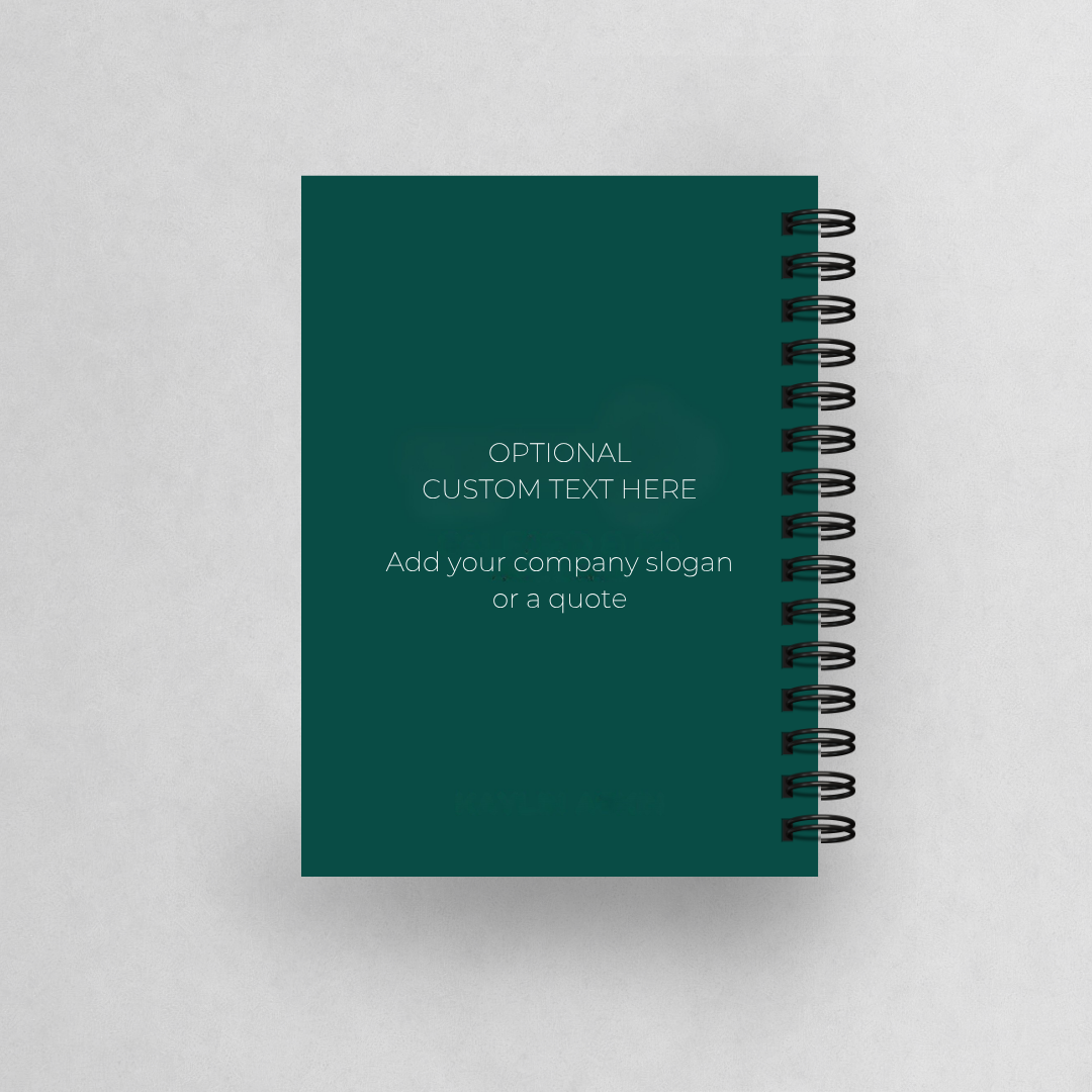 Branded Personalised Monogram A6 Mini Notebook in Bulk