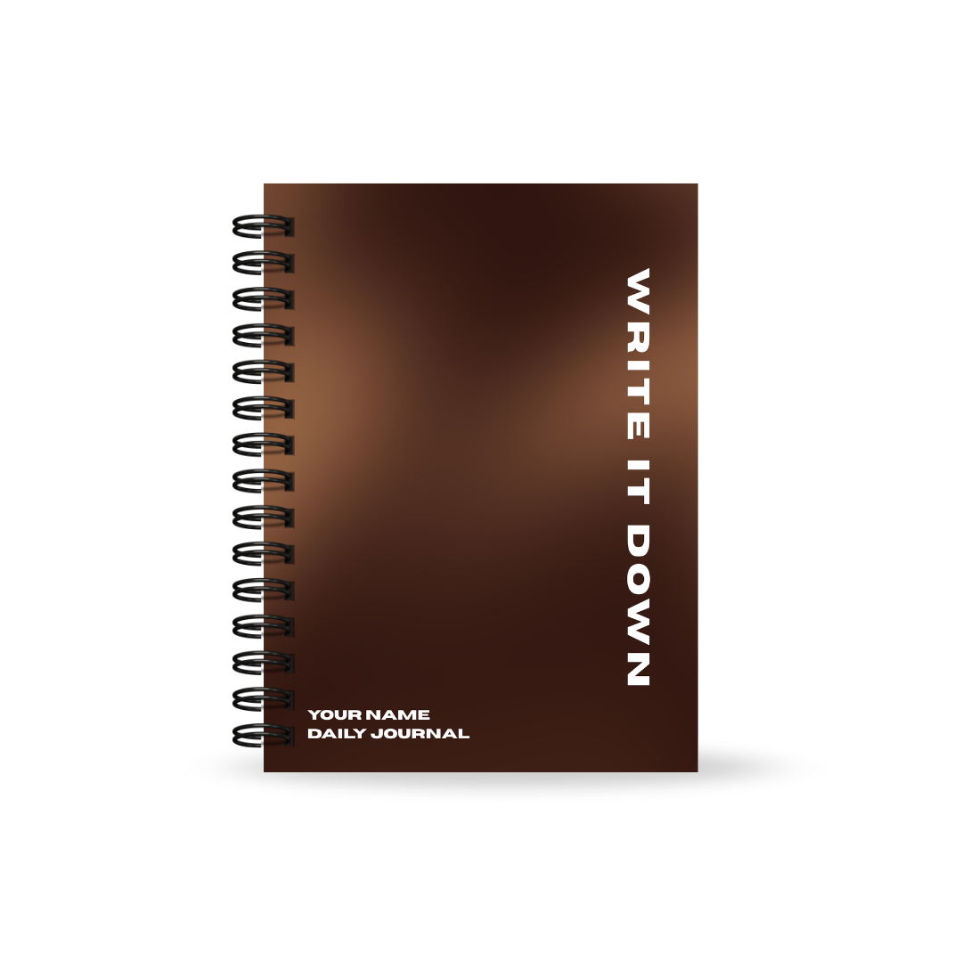 Write it Down Daily Journal with Footnotes (Multiple Colours)