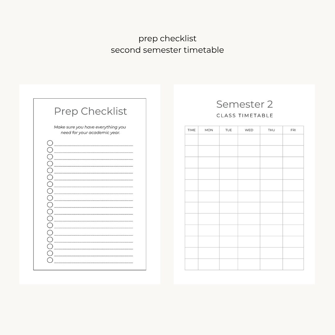Greyscale Student Survival Kit