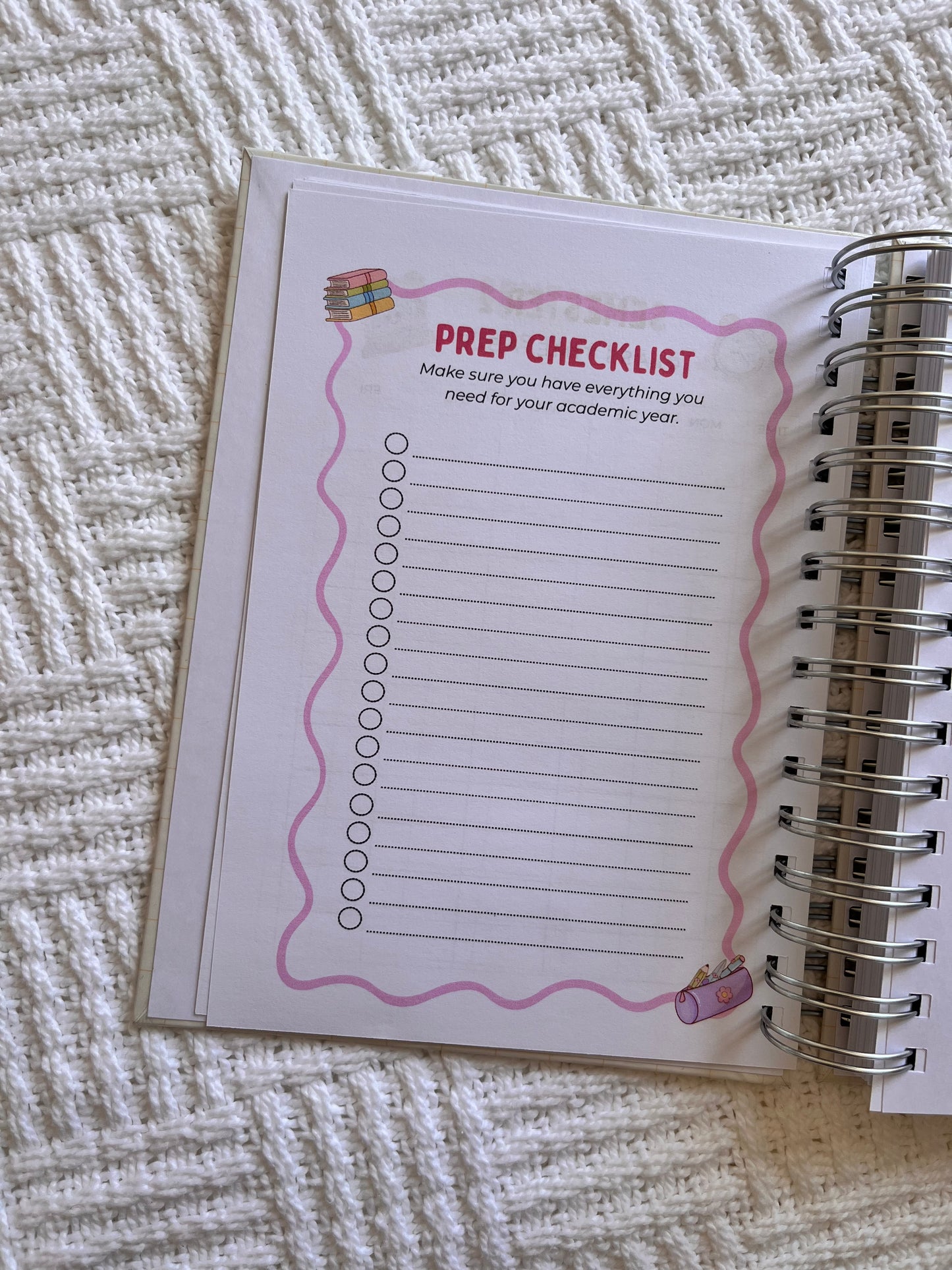 Cute & Colourful Varsity Academic Planner