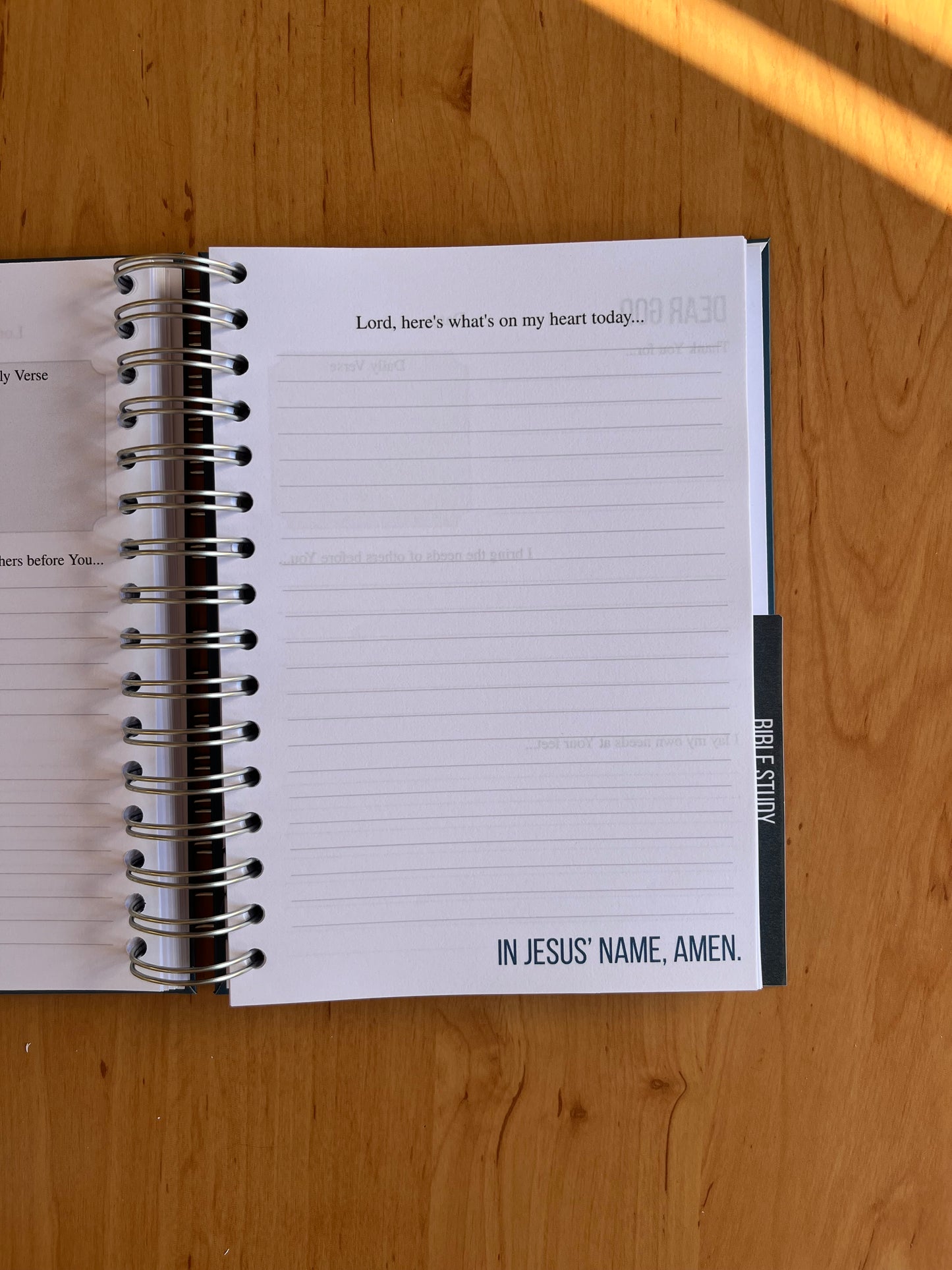 Cross Prayer & Bible Study Journal in One