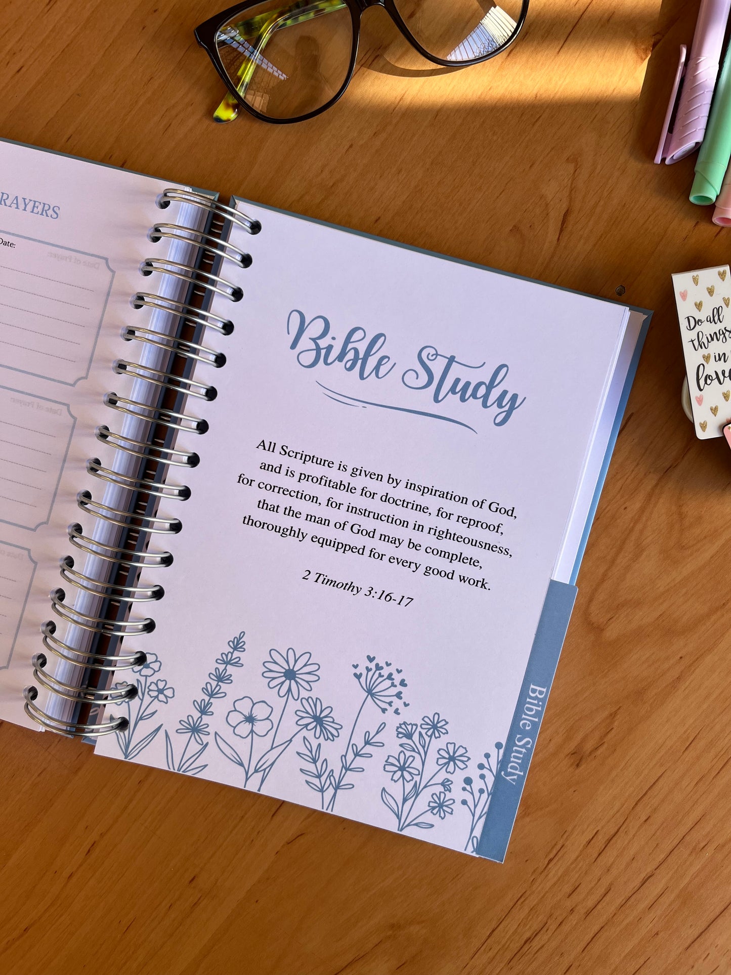 Faith Prayer & Bible Study Journal in One
