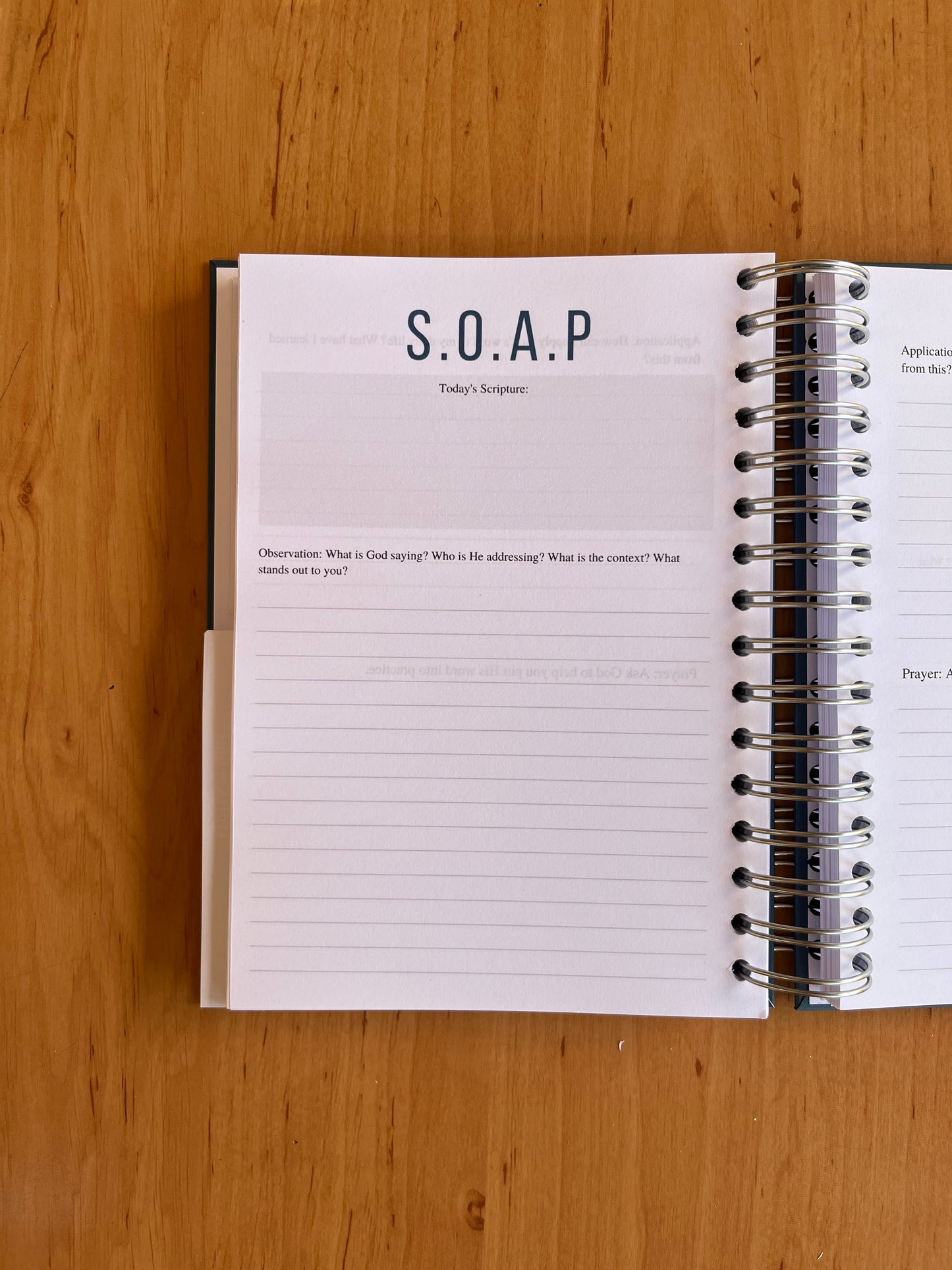 Cross Prayer & Bible Study Journal in One