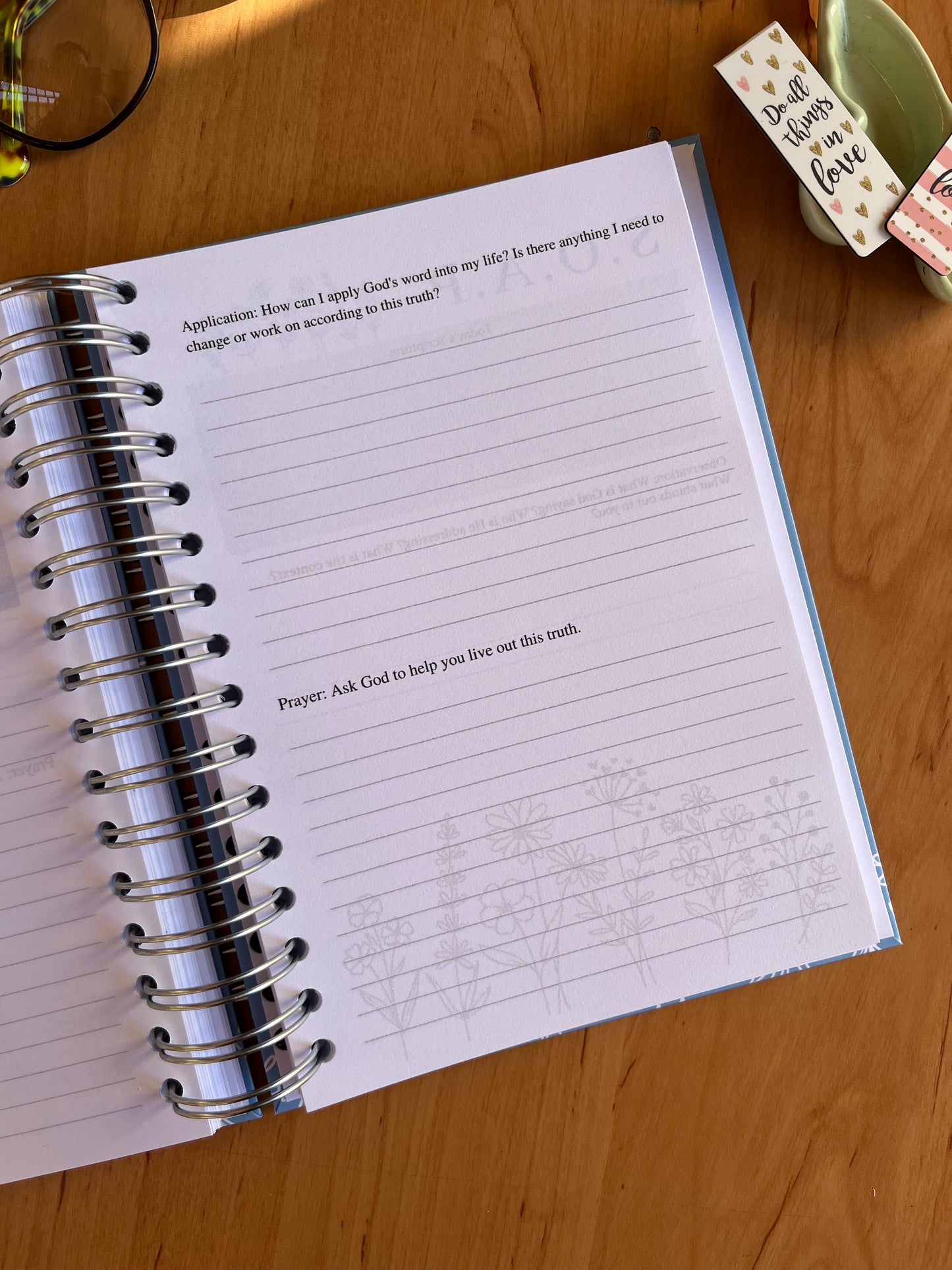 Faith Prayer & Bible Study Journal in One