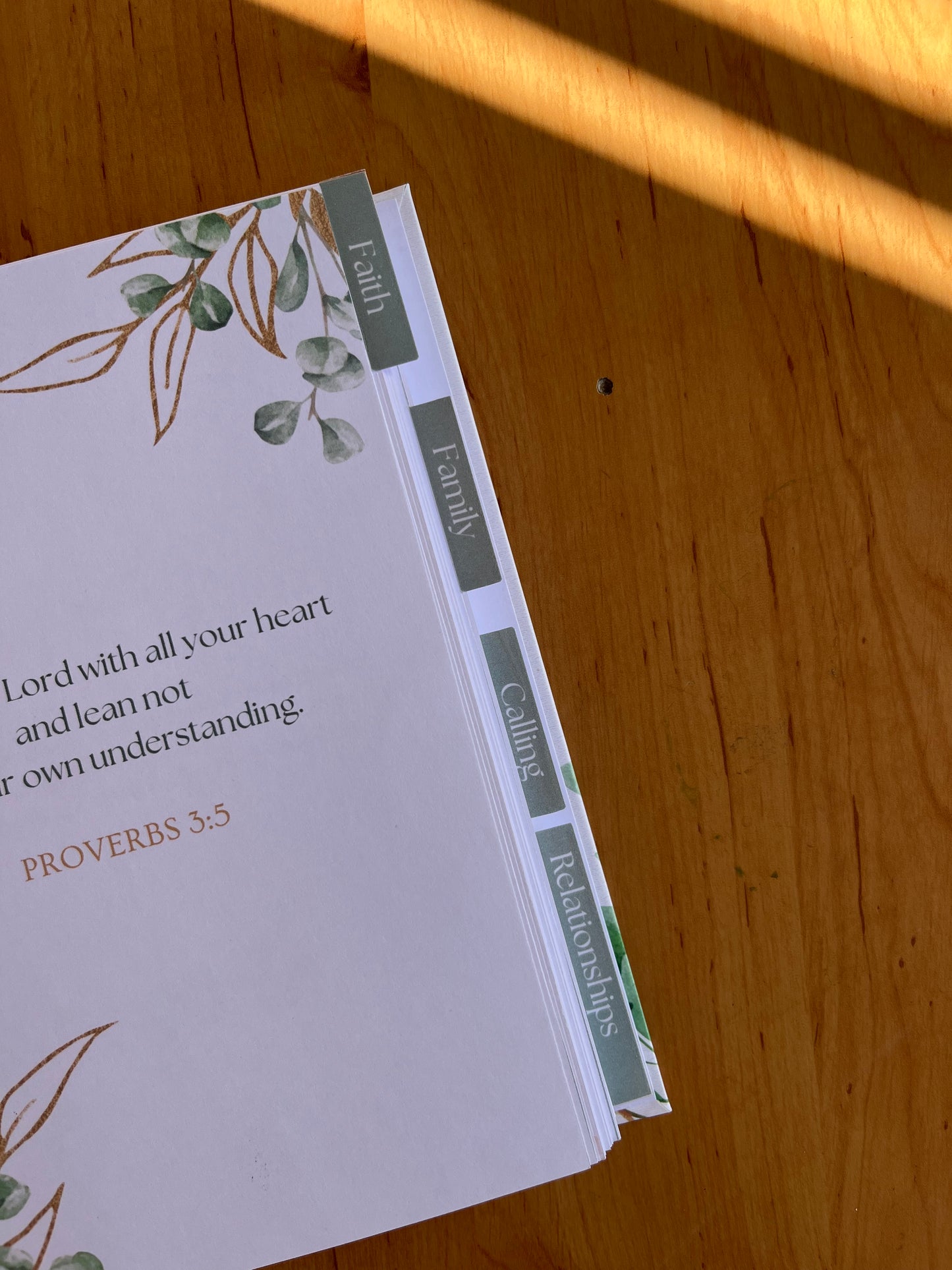Eucalyptus Life Prayer Journal