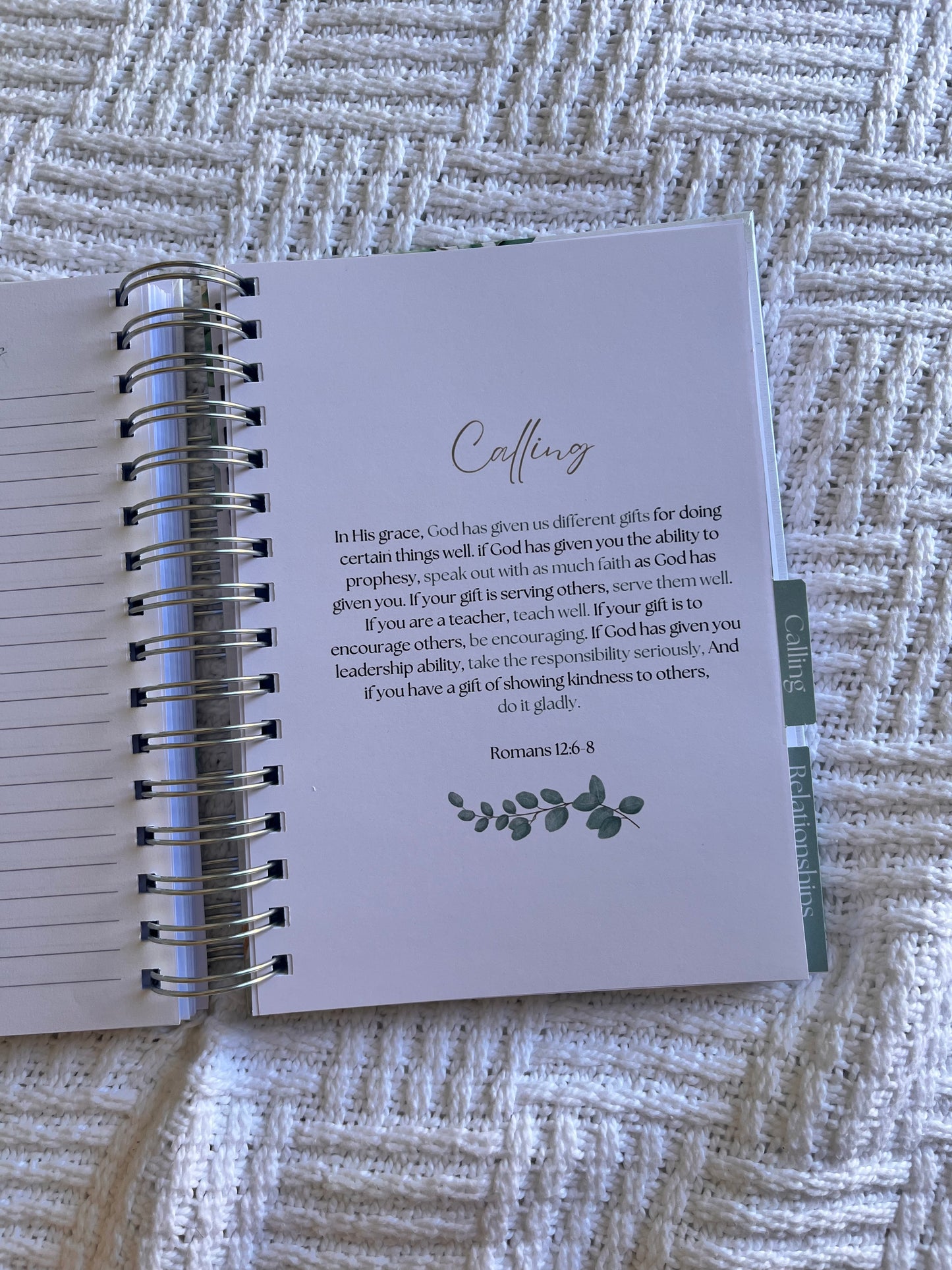 Eucalyptus Life Prayer Journal