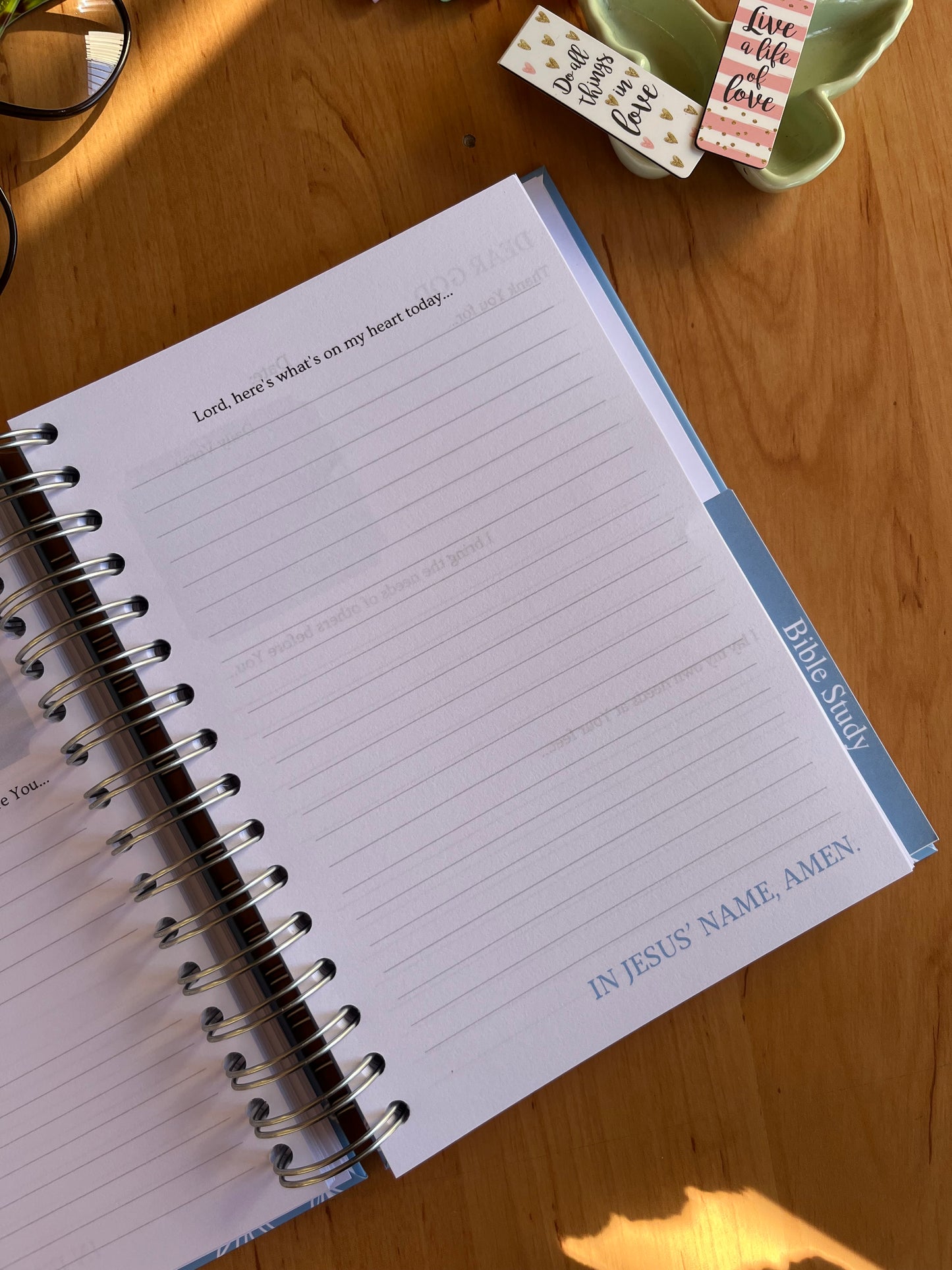 Faith Prayer & Bible Study Journal in One