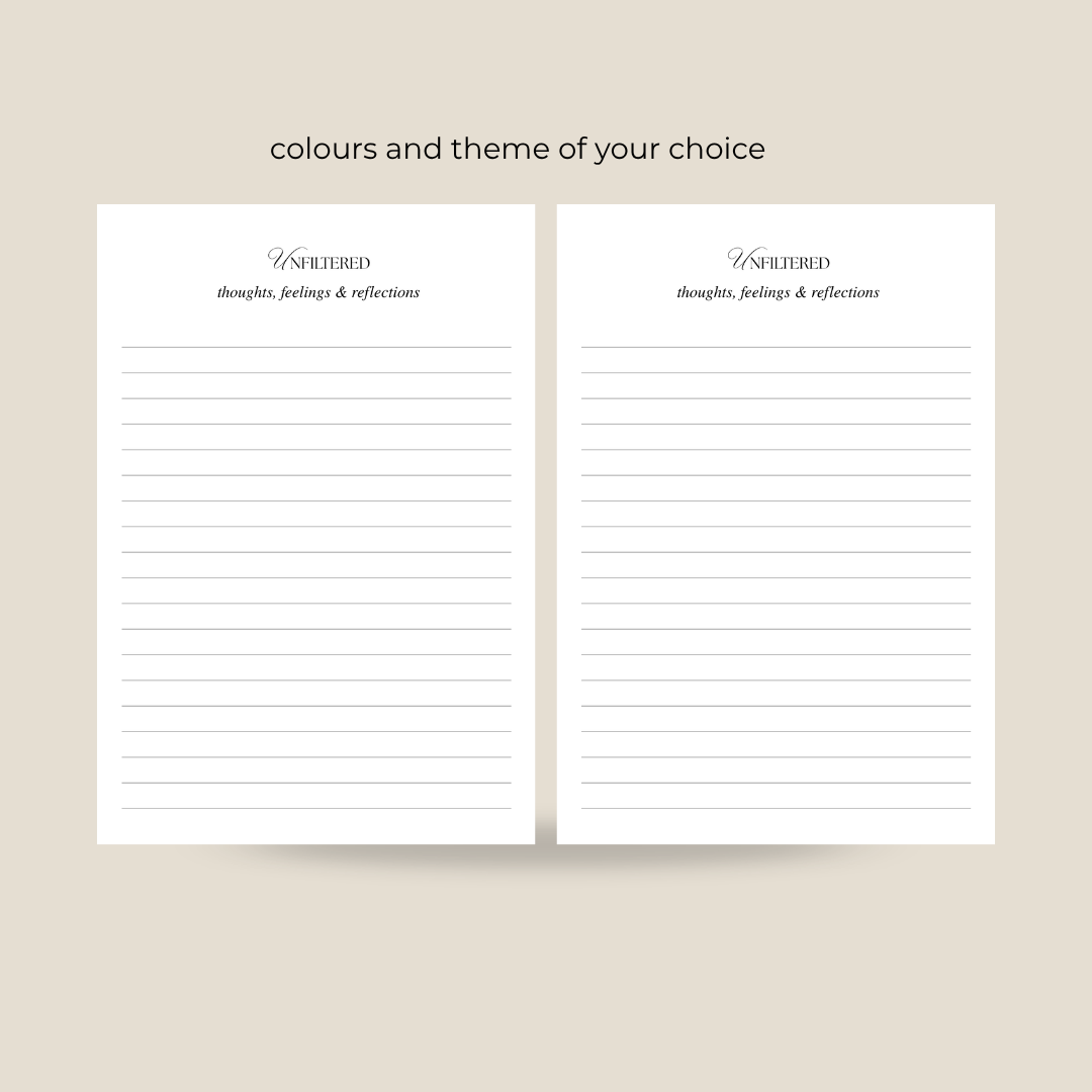 Customisable Gratitude Journal