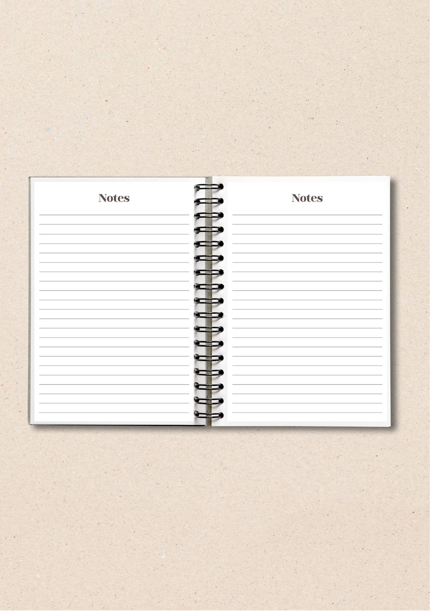 Customisable 2026 Combined Weekly Planner + Notebook (Undated)