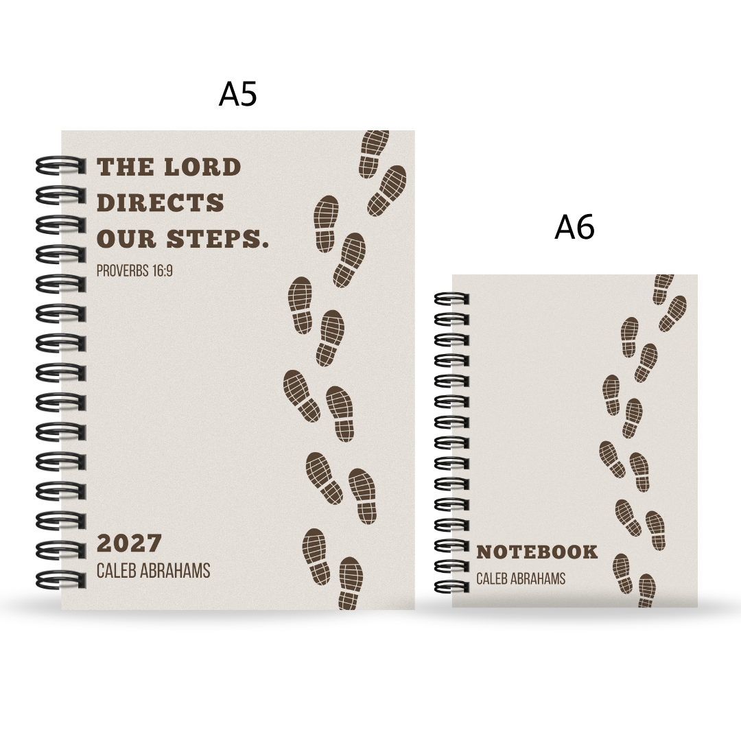 Established Steps Diary + A6 Notebook Combo