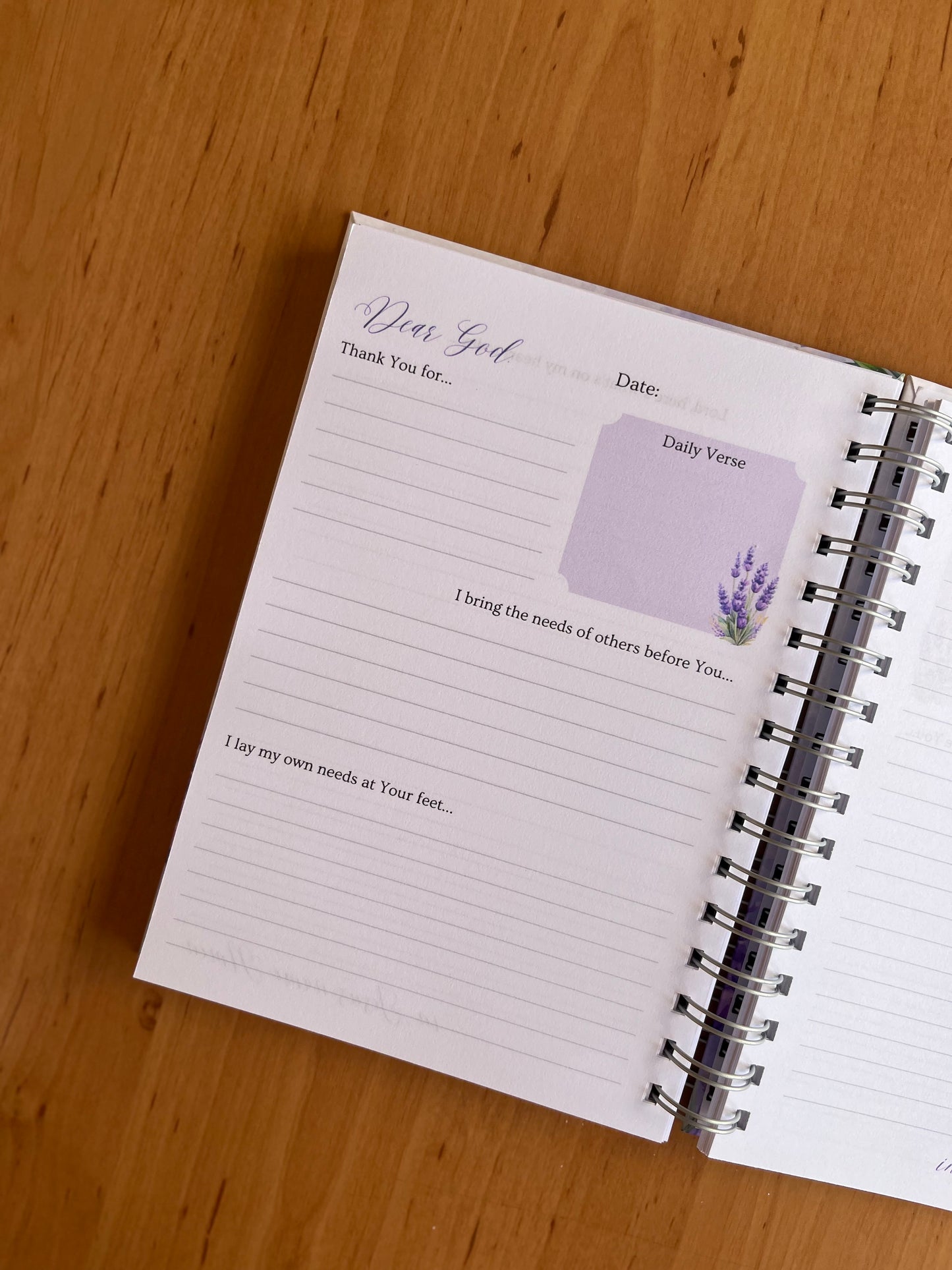 Lavender Guided Prayer Journal