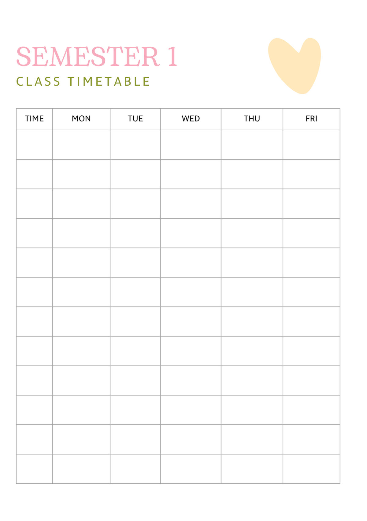 Sweetheart Varsity Academic Planner